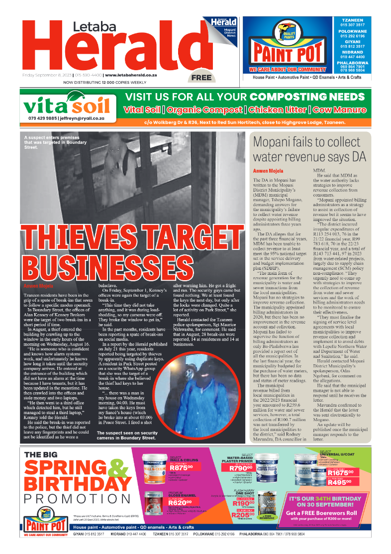 Letaba Herald page 1