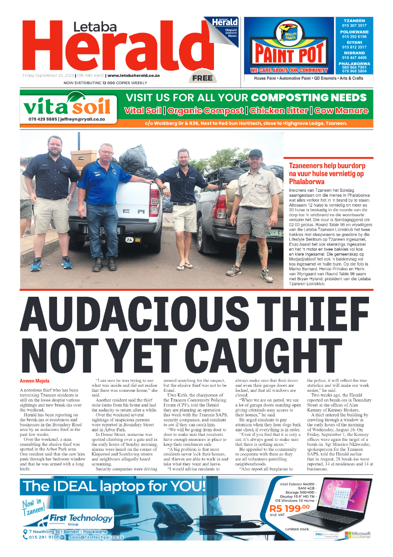 Letaba Herald page 1