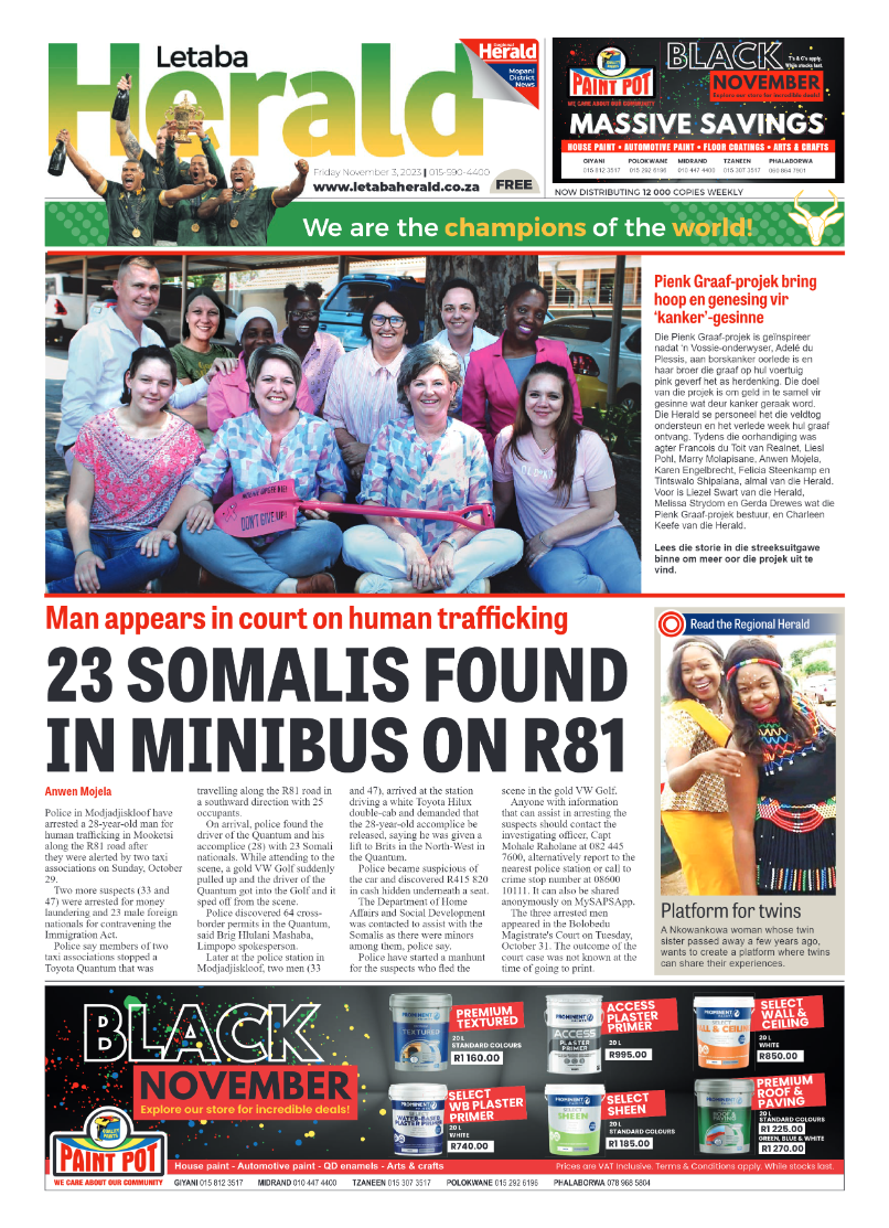 Letaba Herald page 1