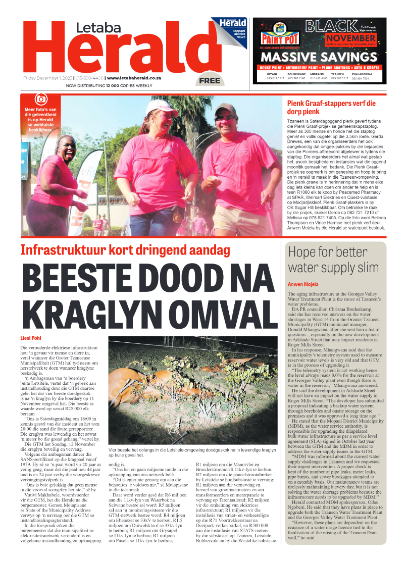Letaba Herald page 1