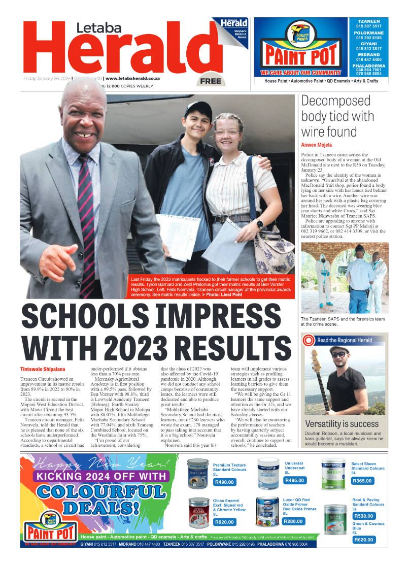 Letaba Herald page 1