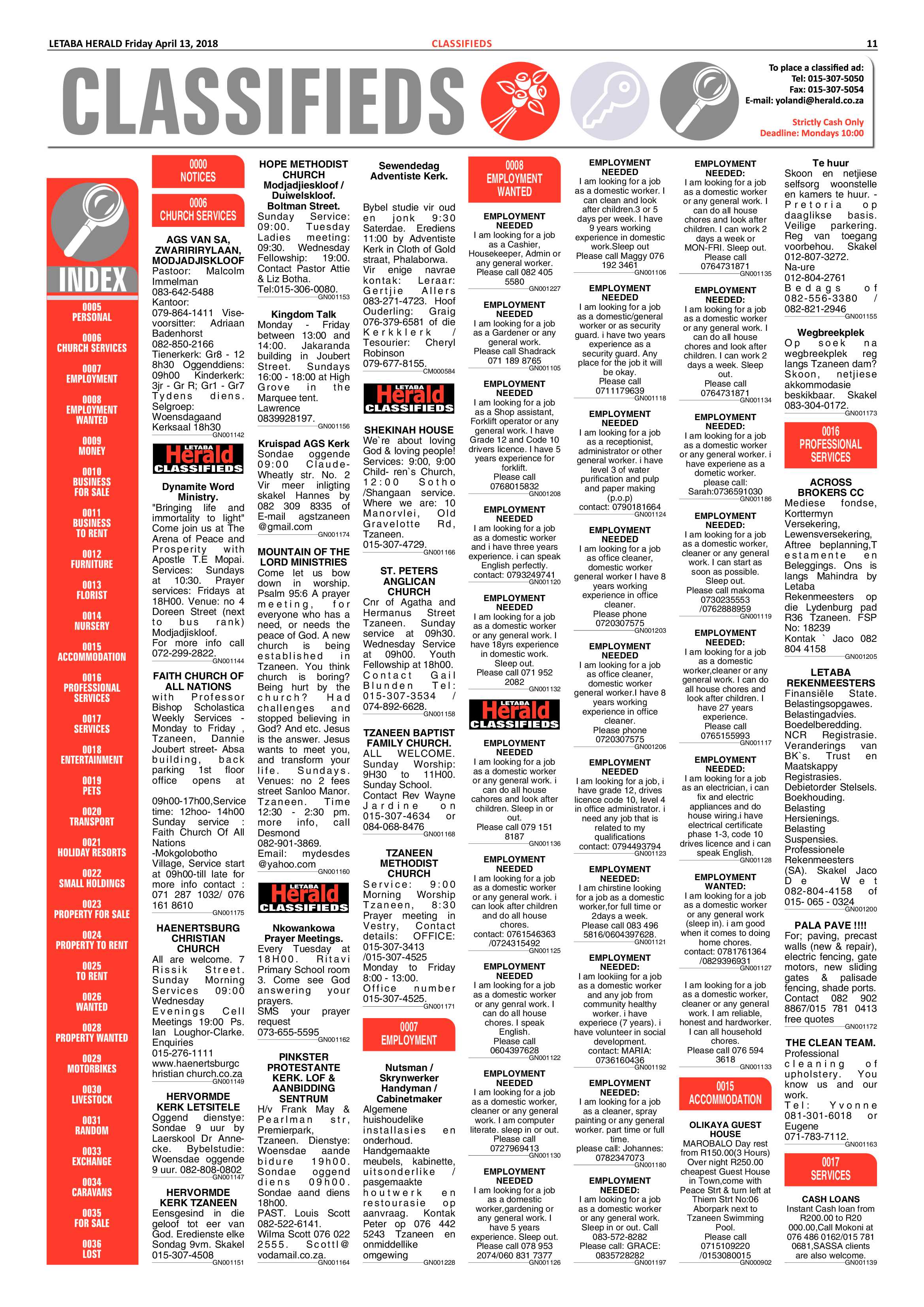 Letaba Herald  – 13 April 2018 page 11