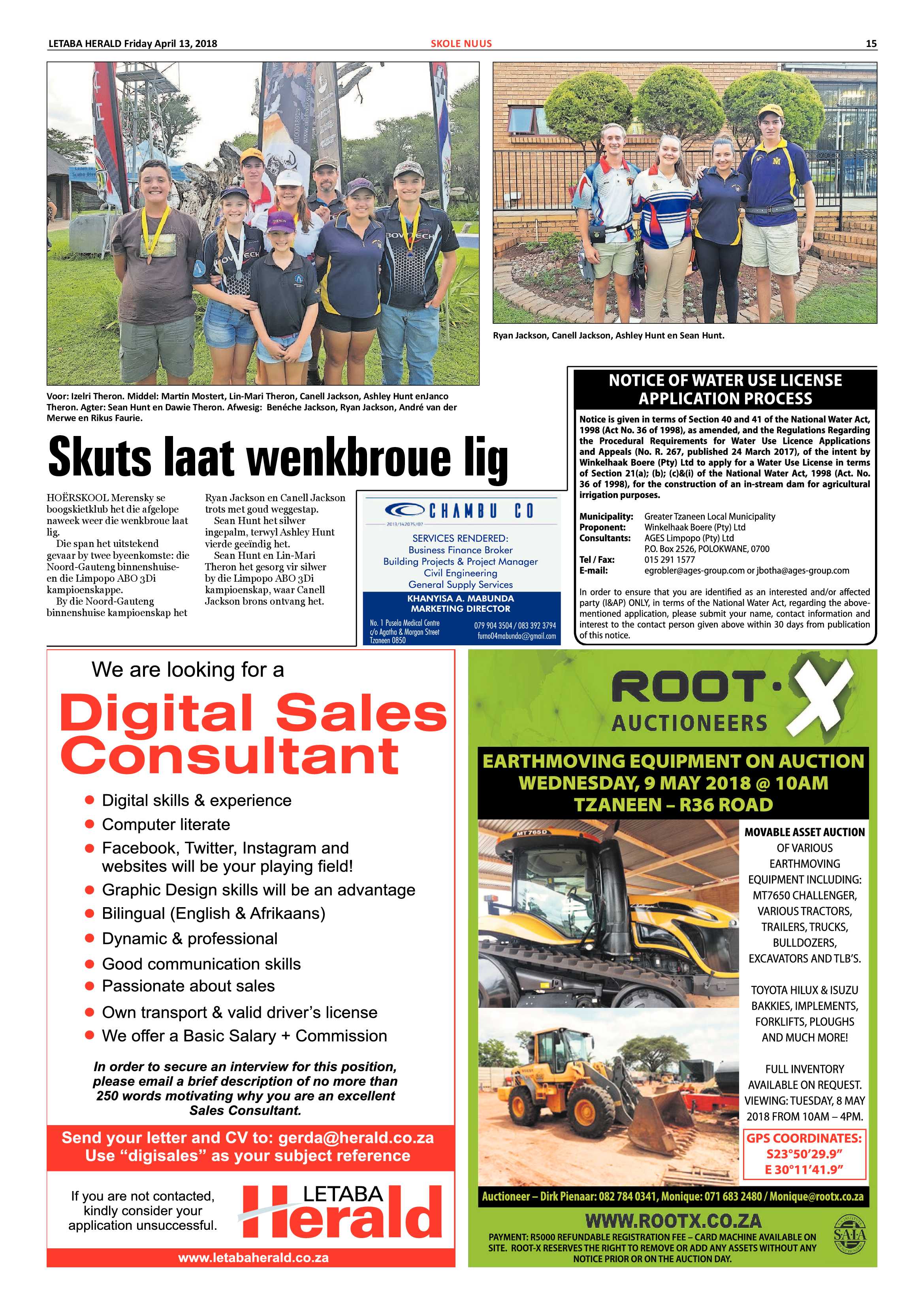 Letaba Herald  – 13 April 2018 page 15