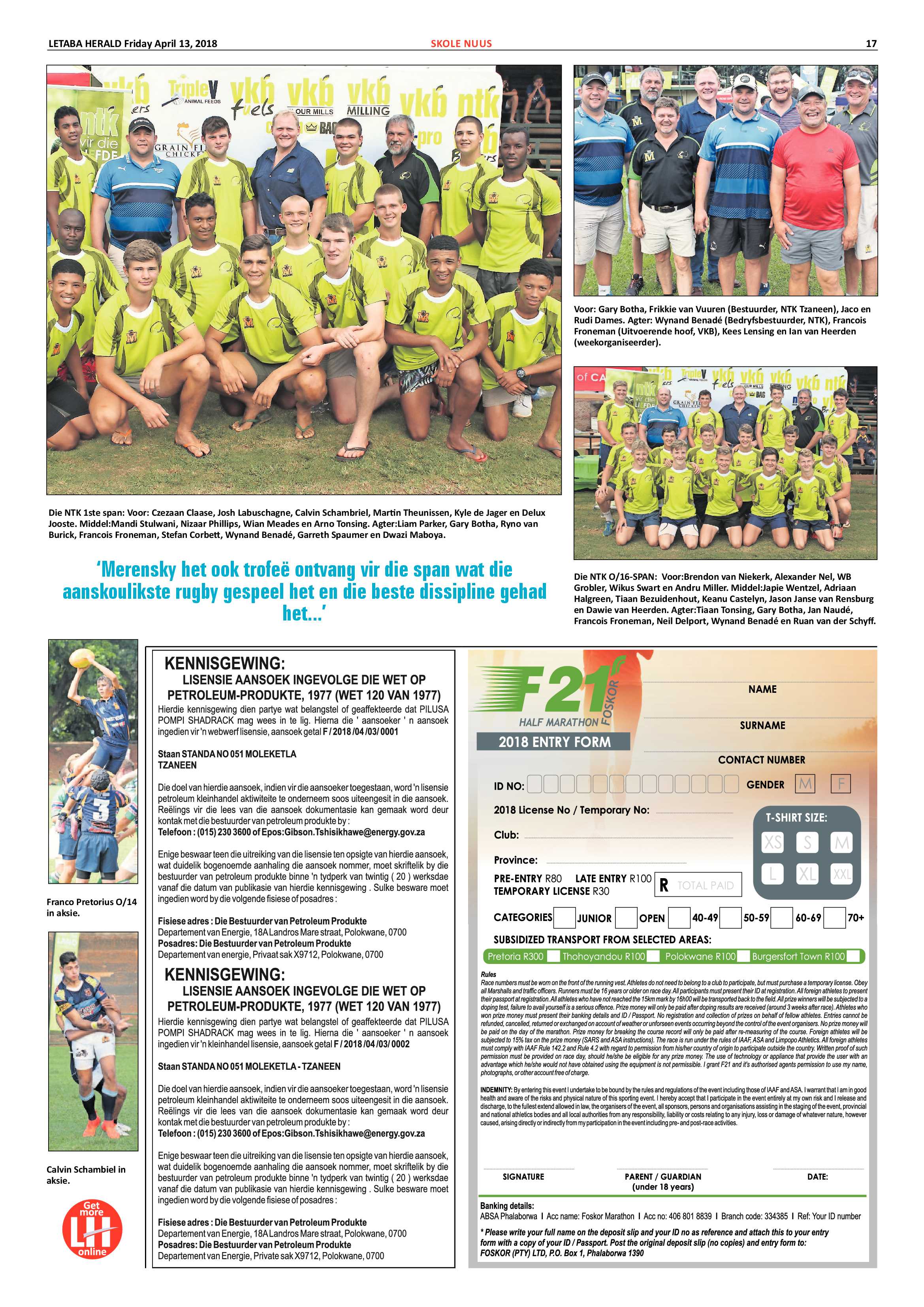 Letaba Herald  – 13 April 2018 page 17