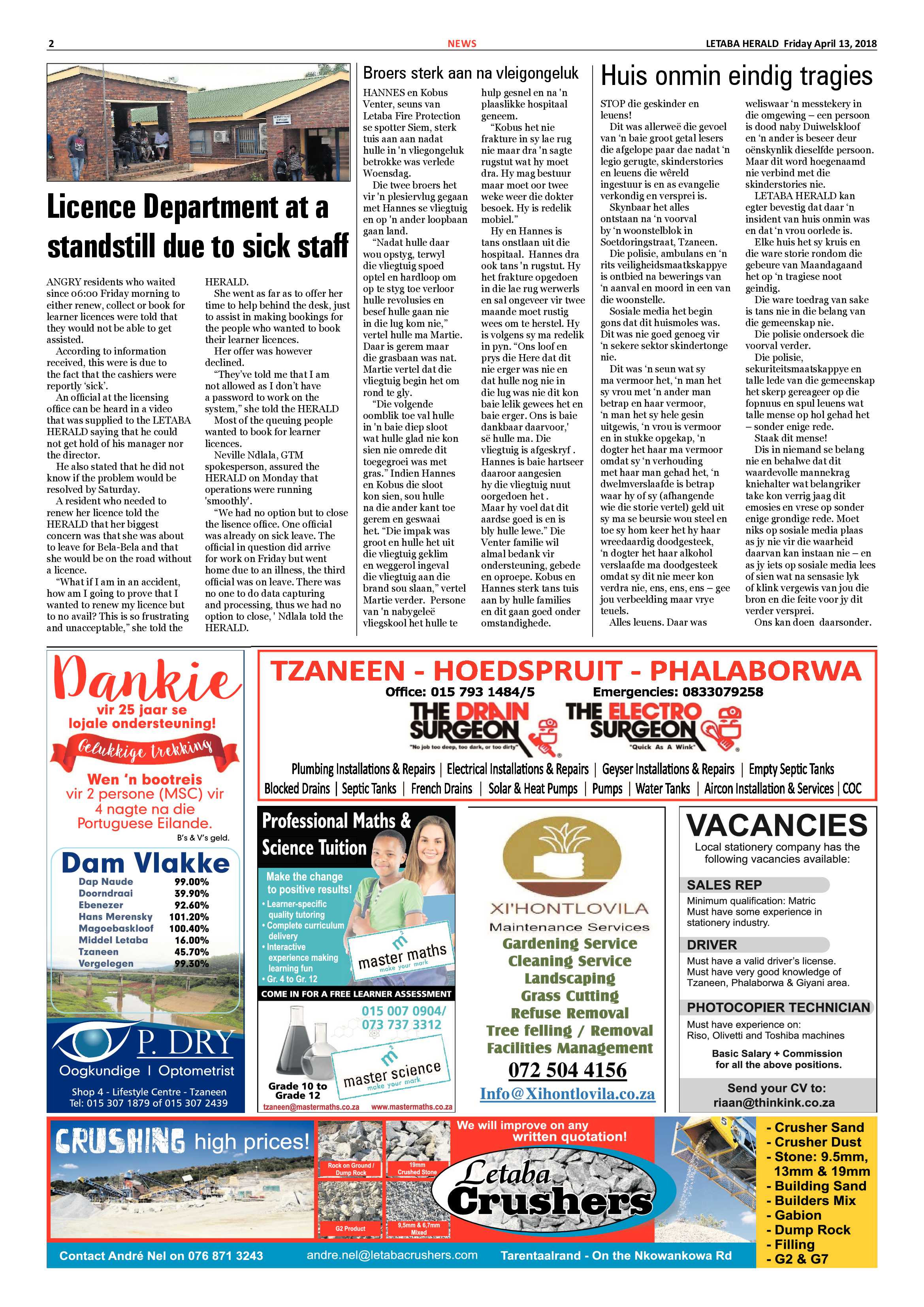 Letaba Herald  – 13 April 2018 page 2