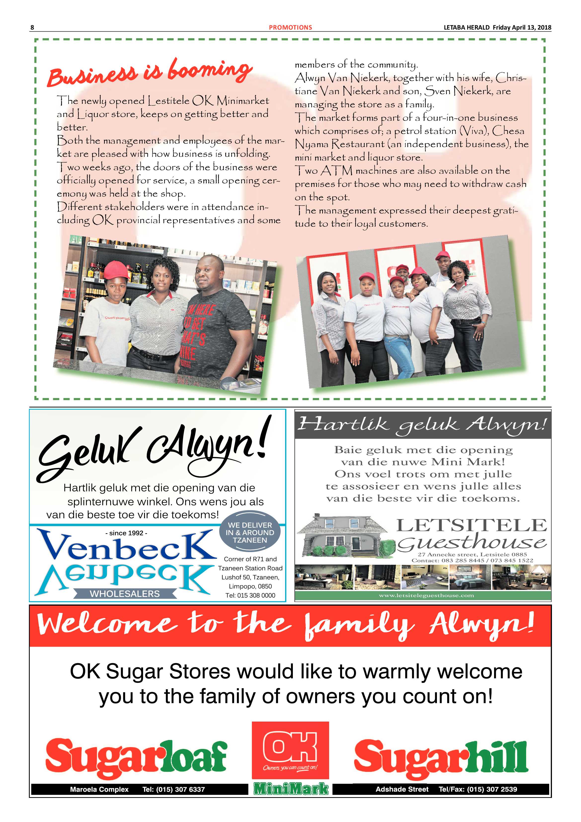 Letaba Herald  – 13 April 2018 page 8