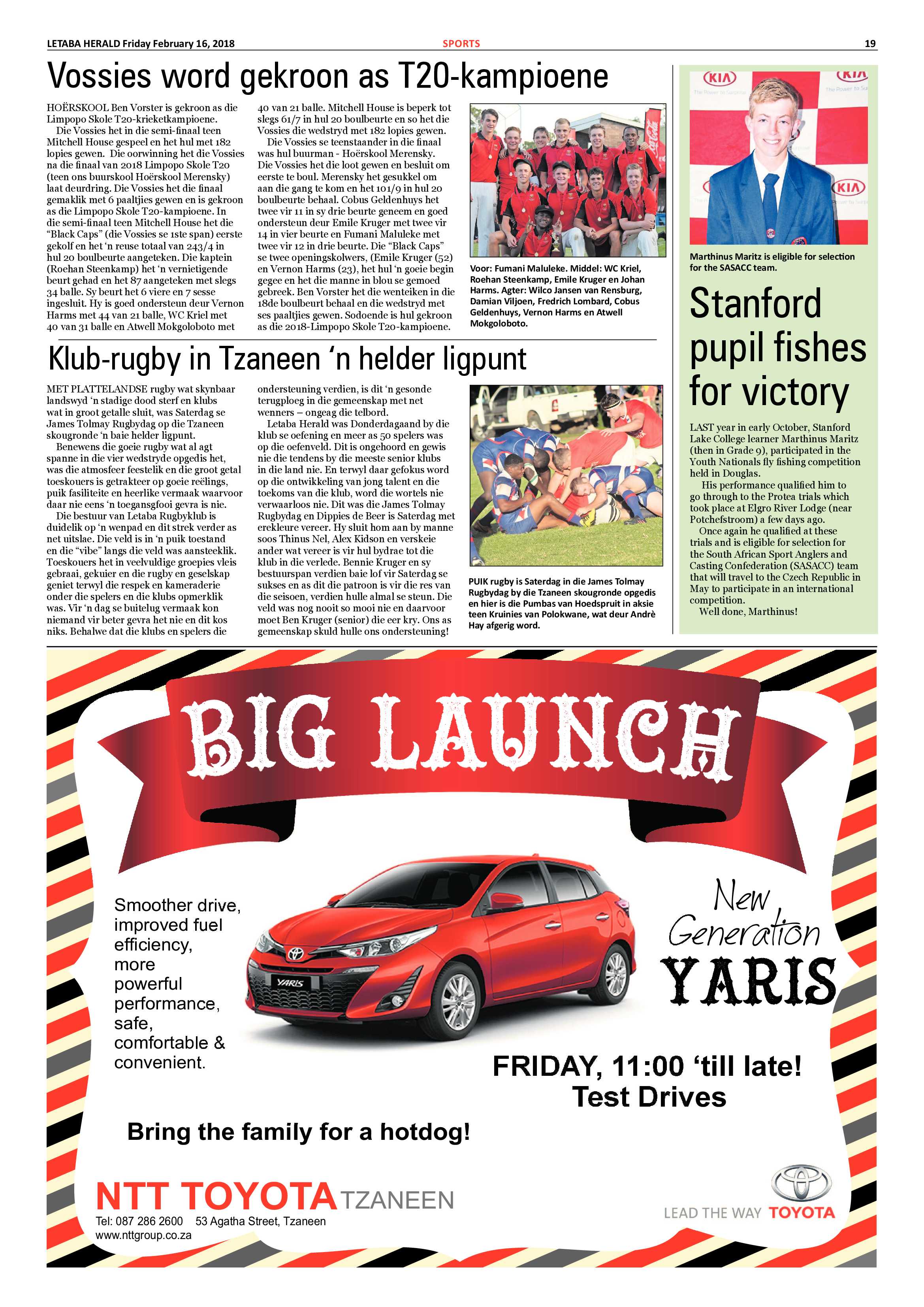 Letaba Herald  – 16 February 2018 page 19