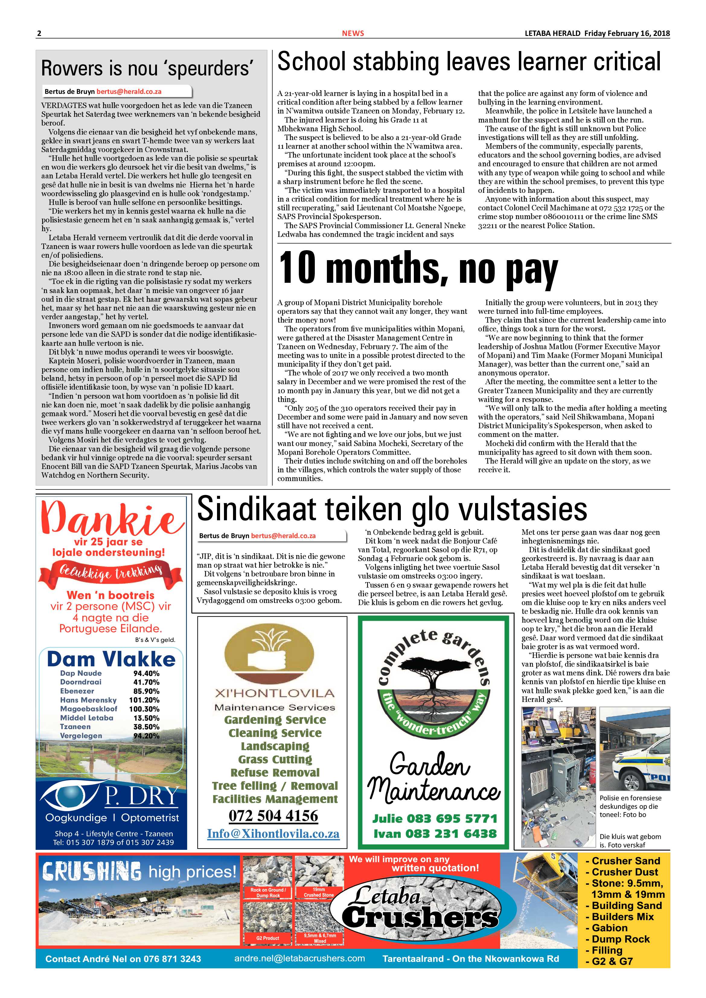 Letaba Herald  – 16 February 2018 page 2