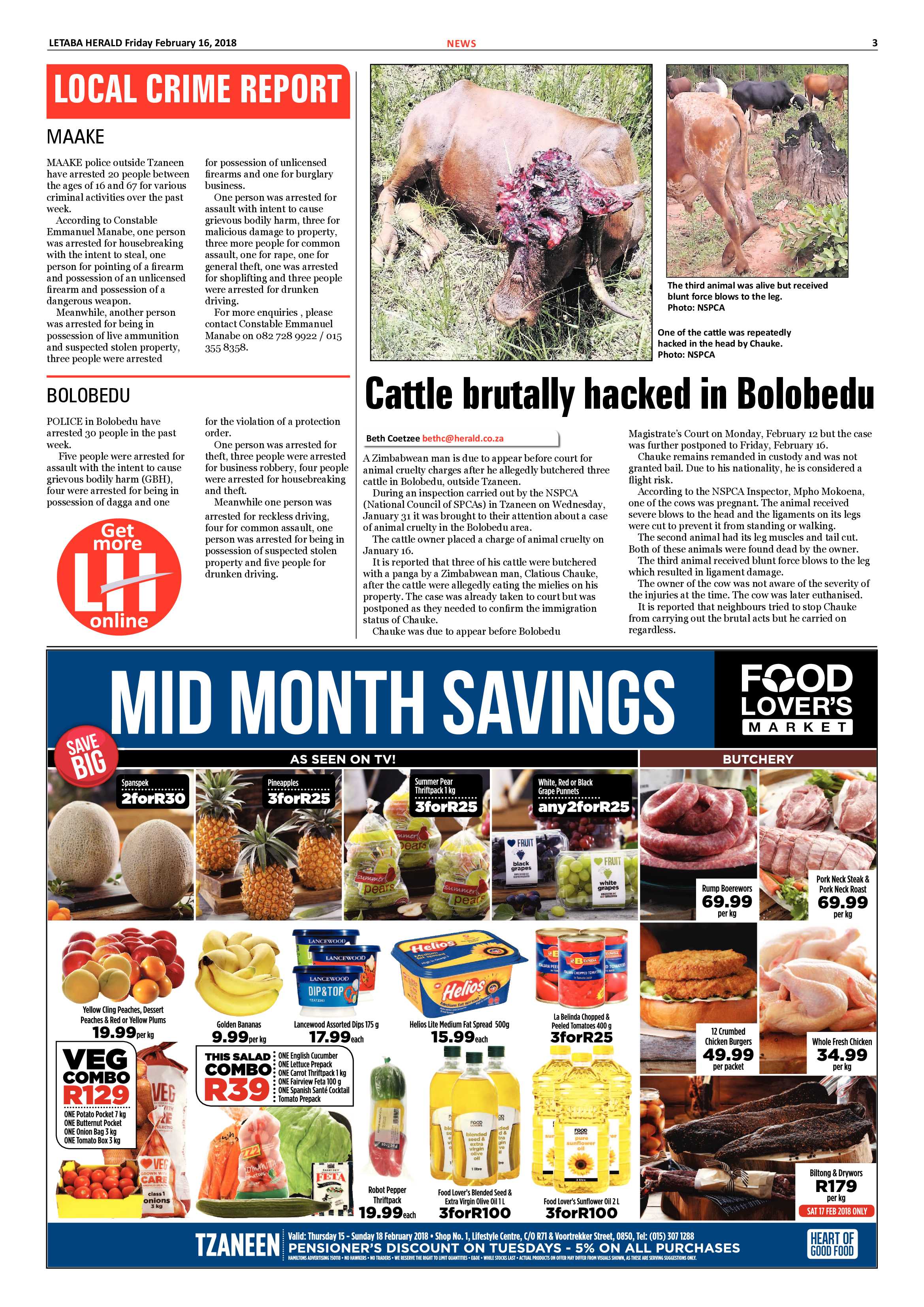 Letaba Herald  – 16 February 2018 page 3