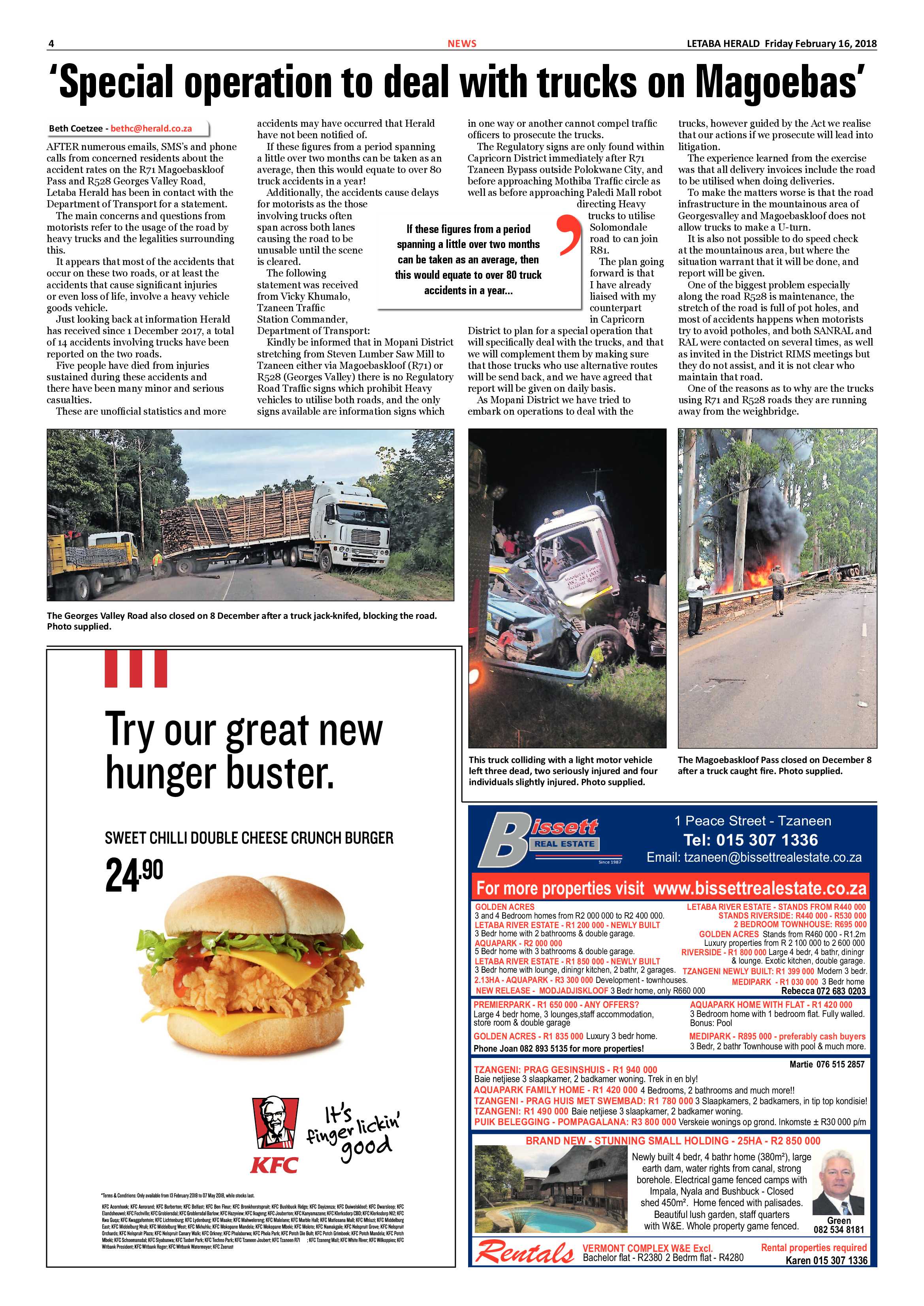 Letaba Herald  – 16 February 2018 page 4