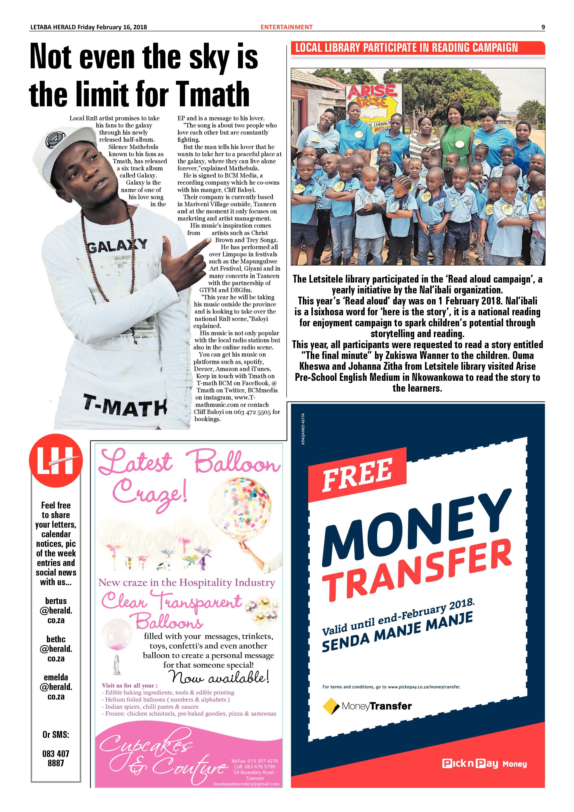 Letaba Herald  – 16 February 2018 page 9