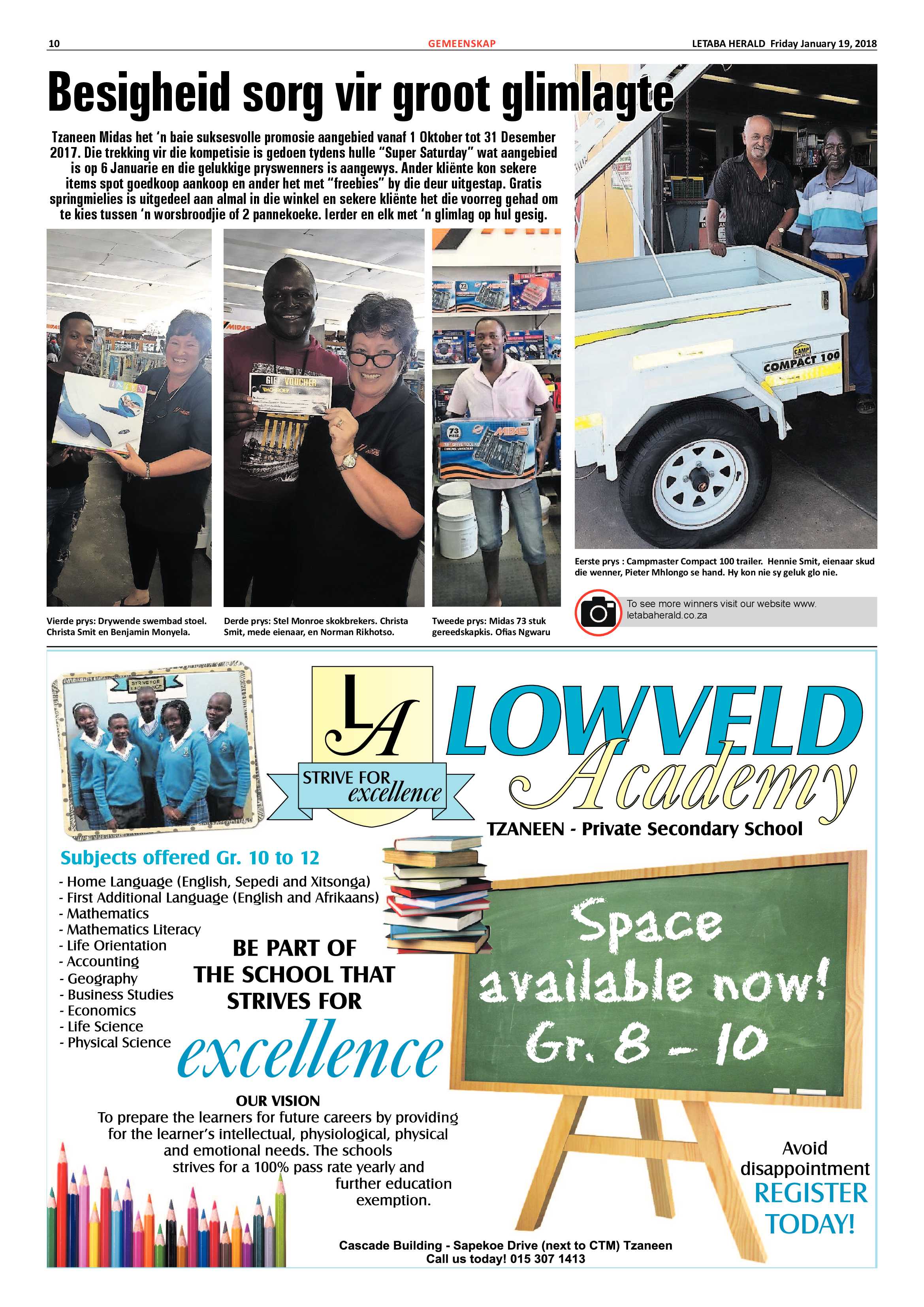 Letaba Herald – 19 January 2018 page 10