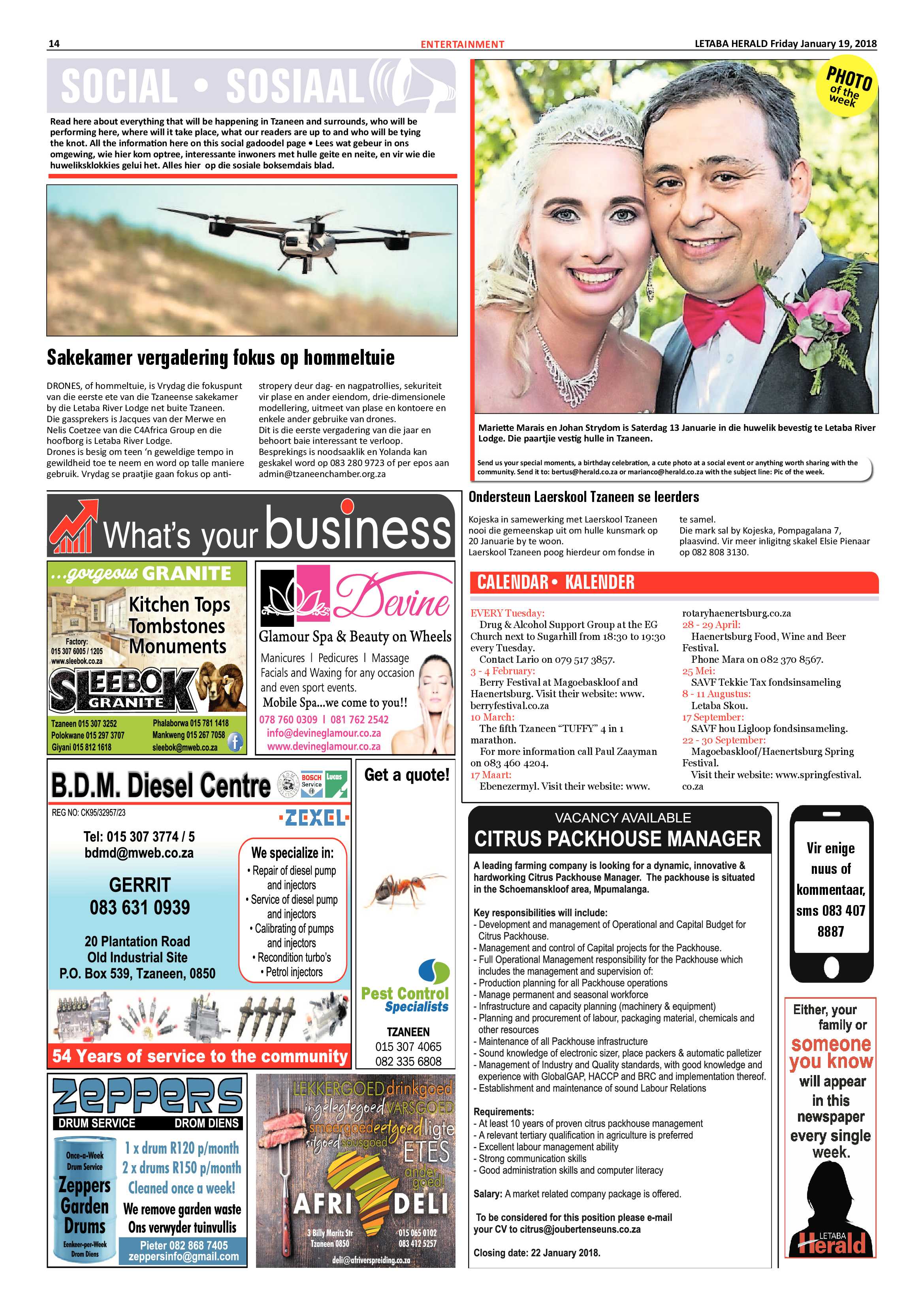 Letaba Herald – 19 January 2018 page 14