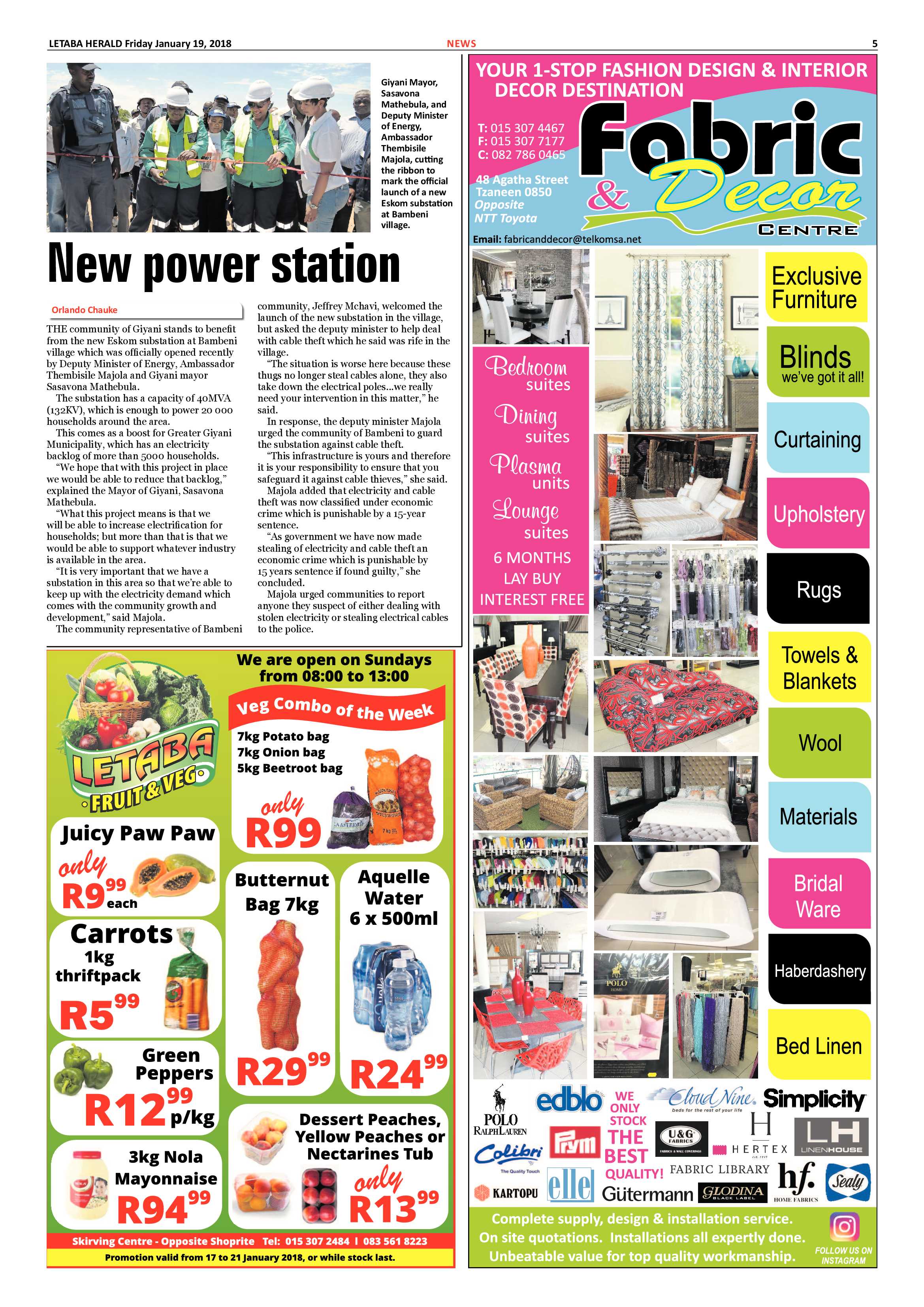 Letaba Herald – 19 January 2018 page 5