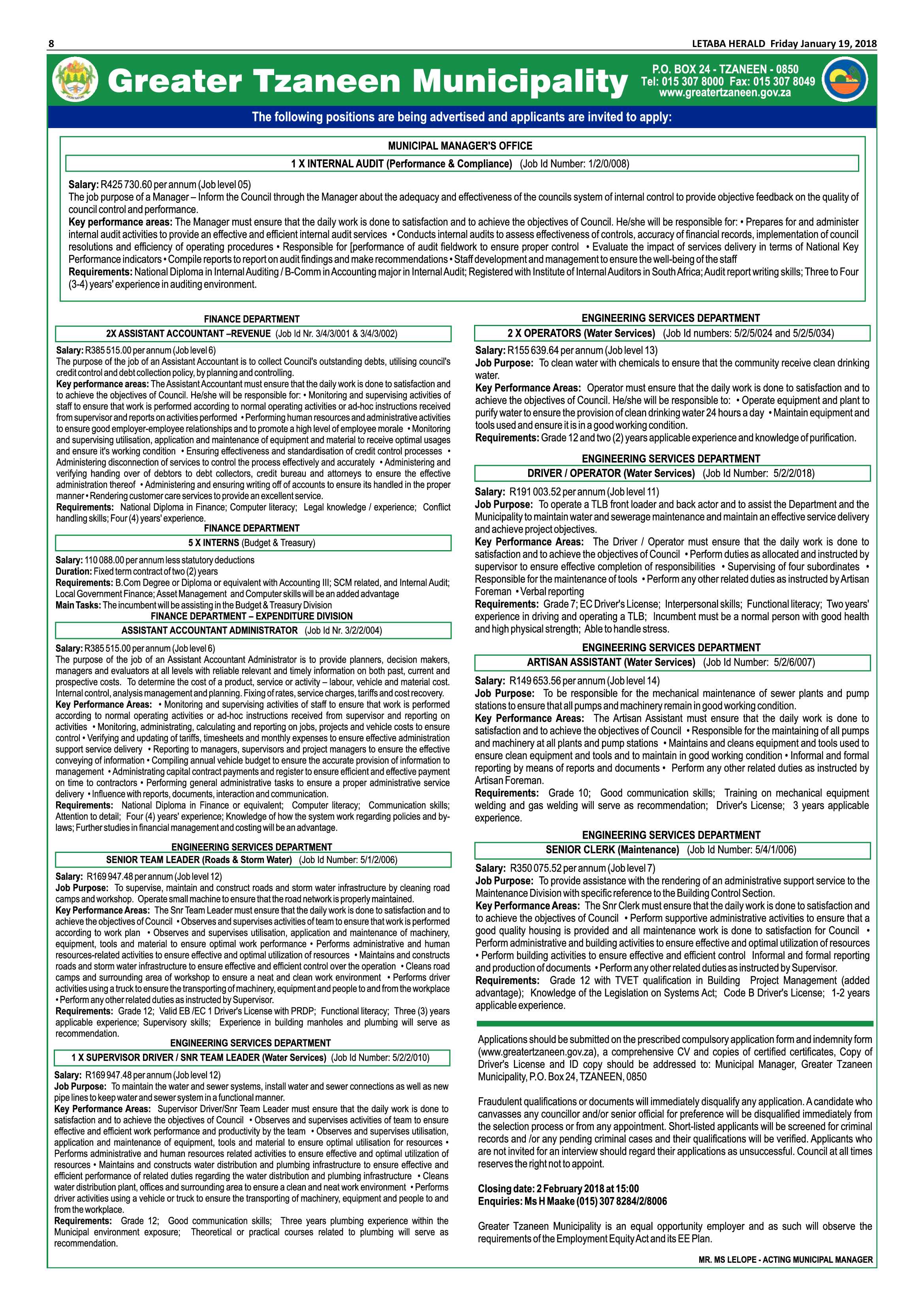 Letaba Herald – 19 January 2018 page 8