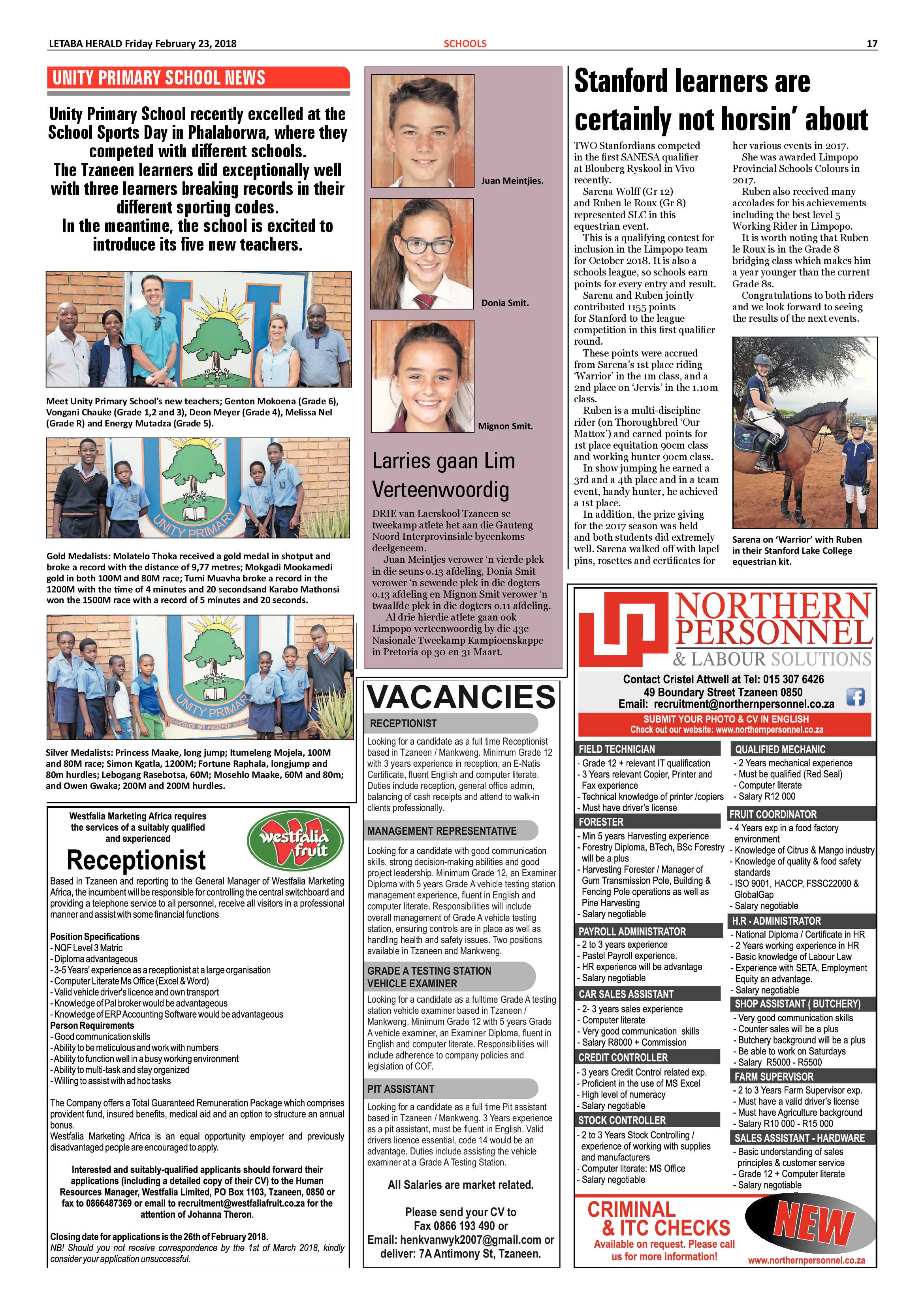 Letaba Herald – 23 February 2018 page 17