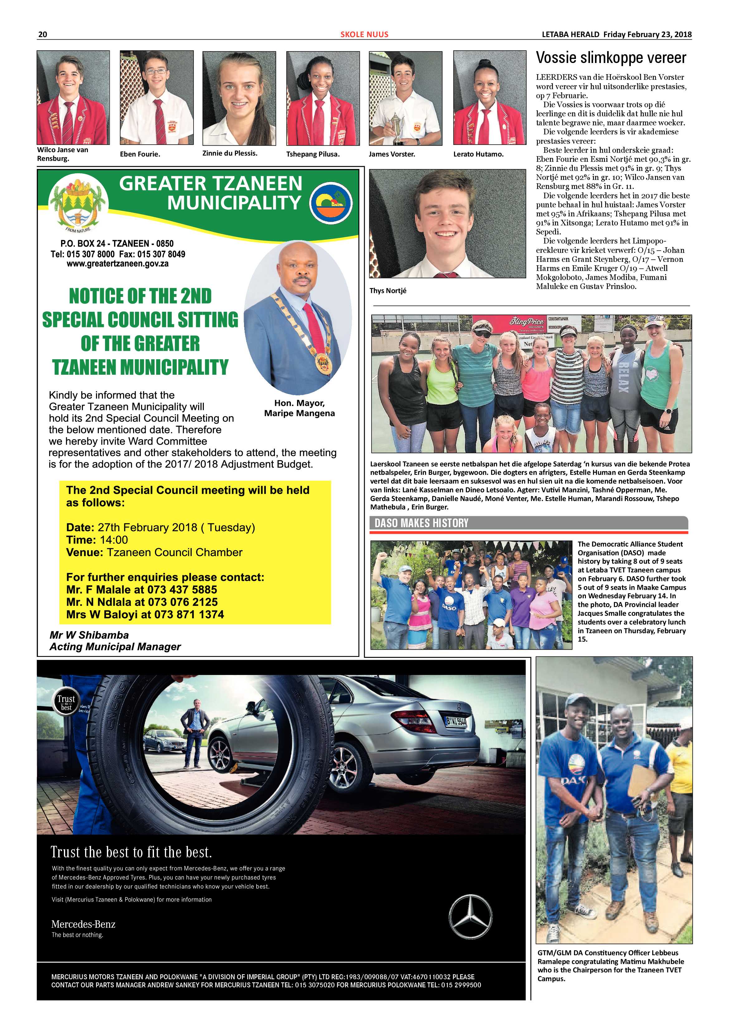 Letaba Herald – 23 February 2018 page 20