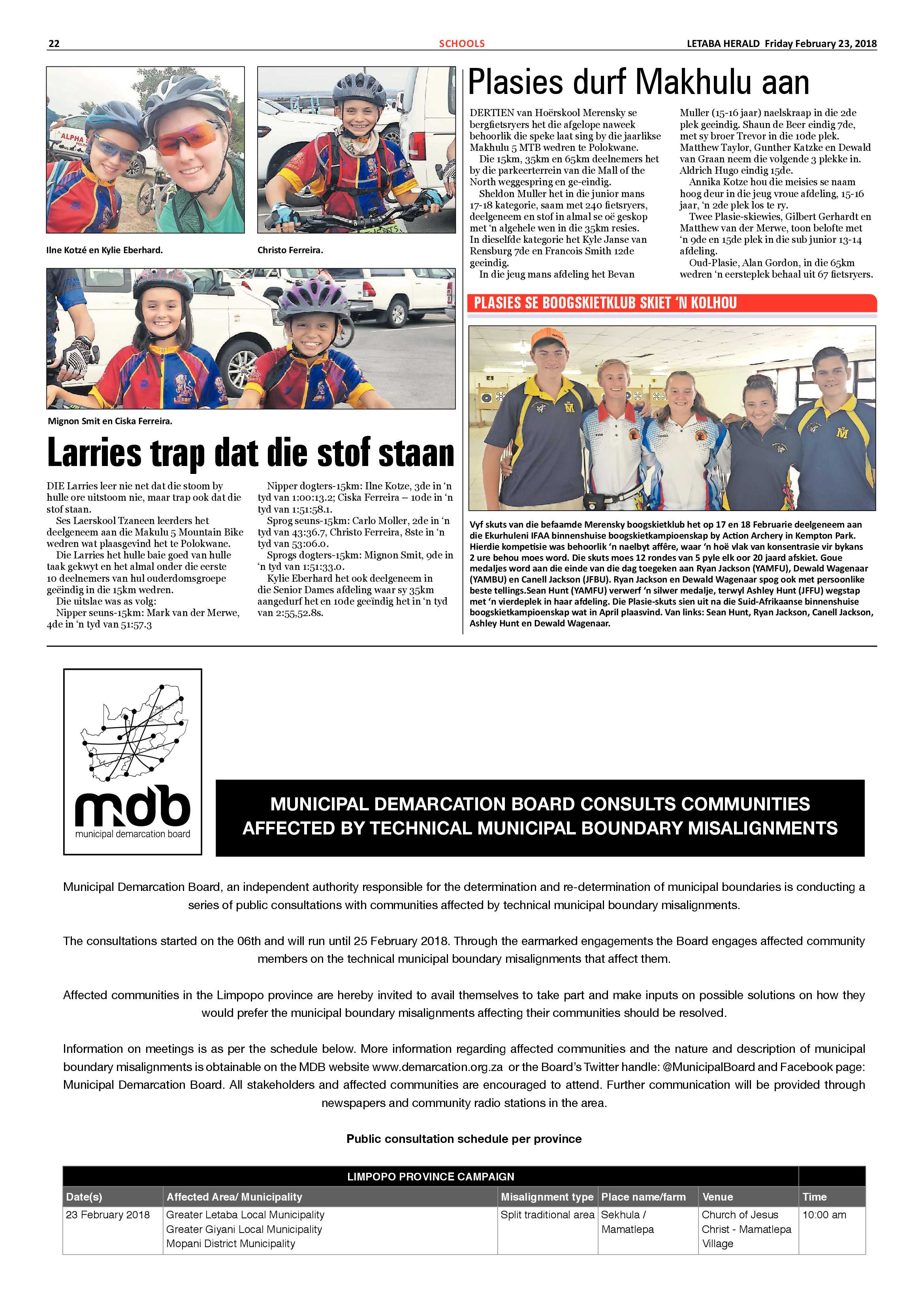 Letaba Herald – 23 February 2018 page 22