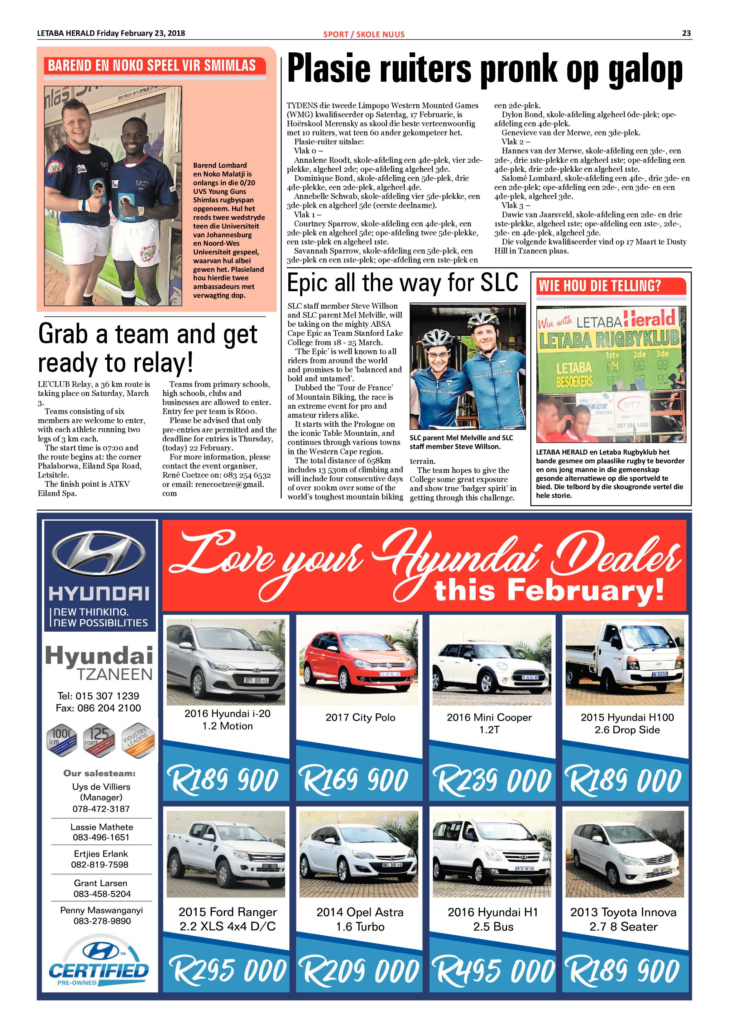 Letaba Herald – 23 February 2018 page 23