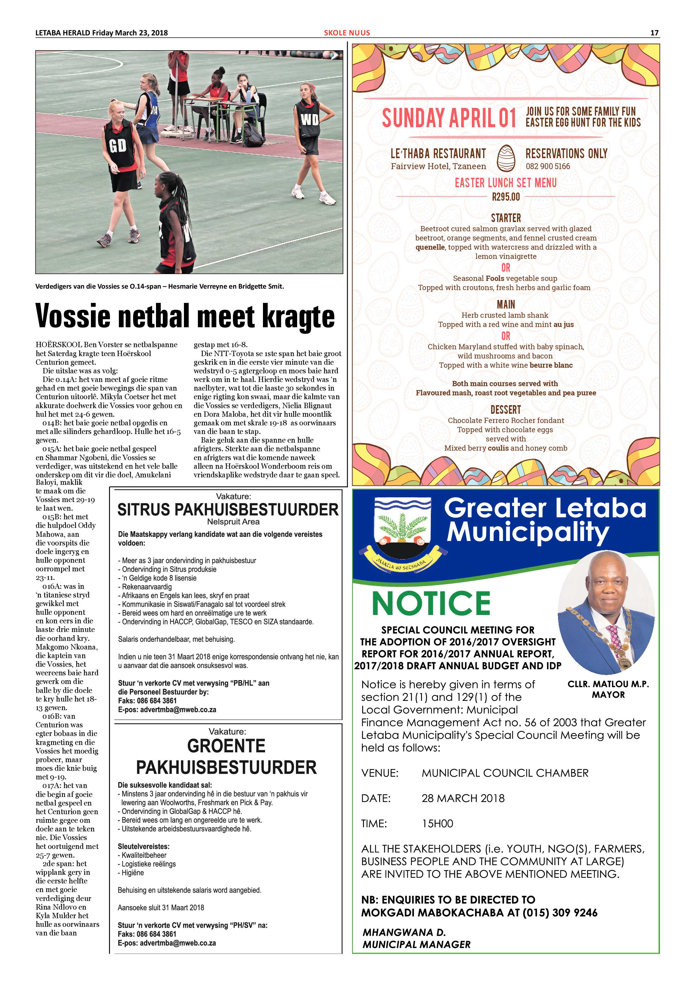 Letaba Herald – 23 March 2018 page 17
