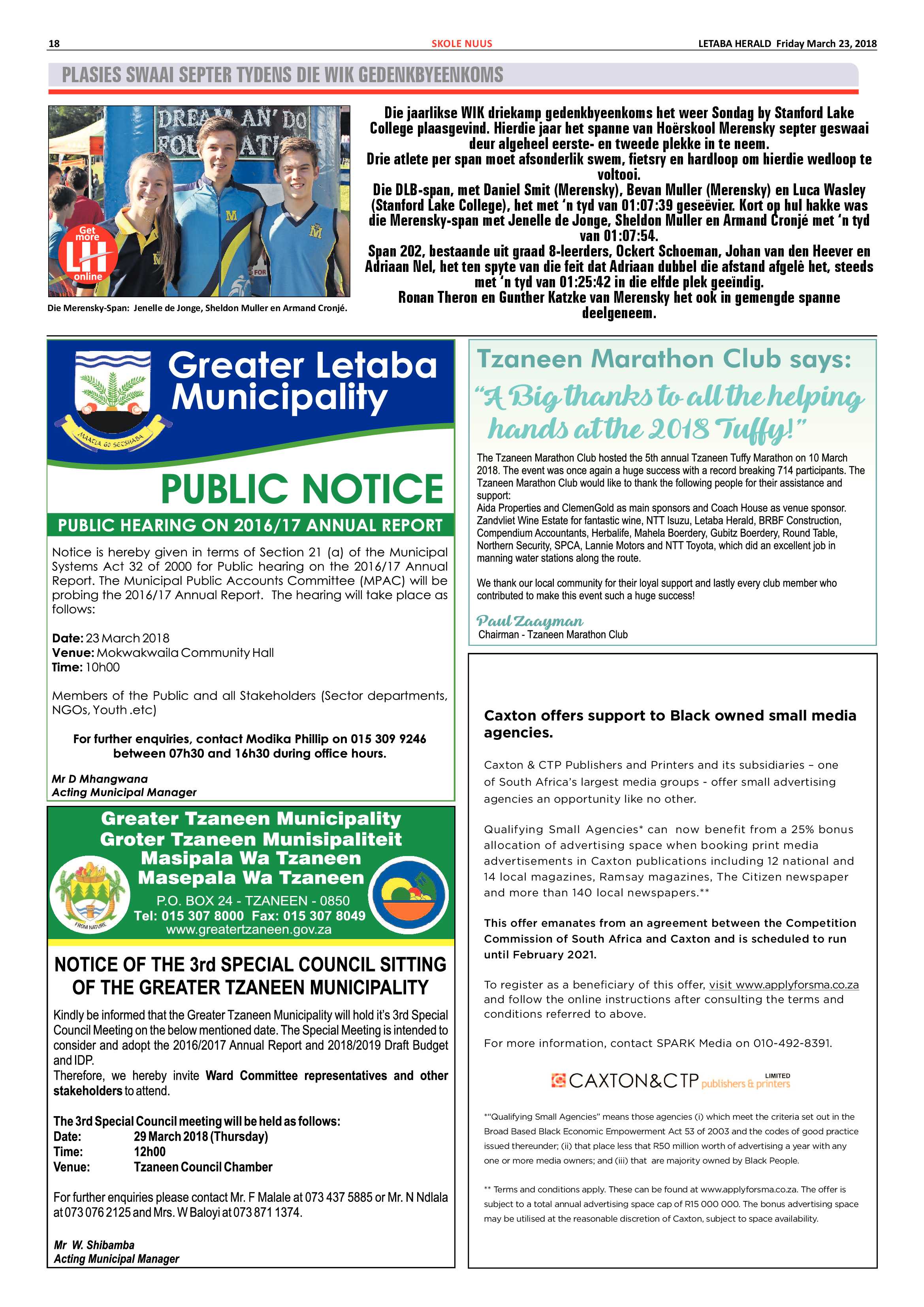 Letaba Herald – 23 March 2018 page 18