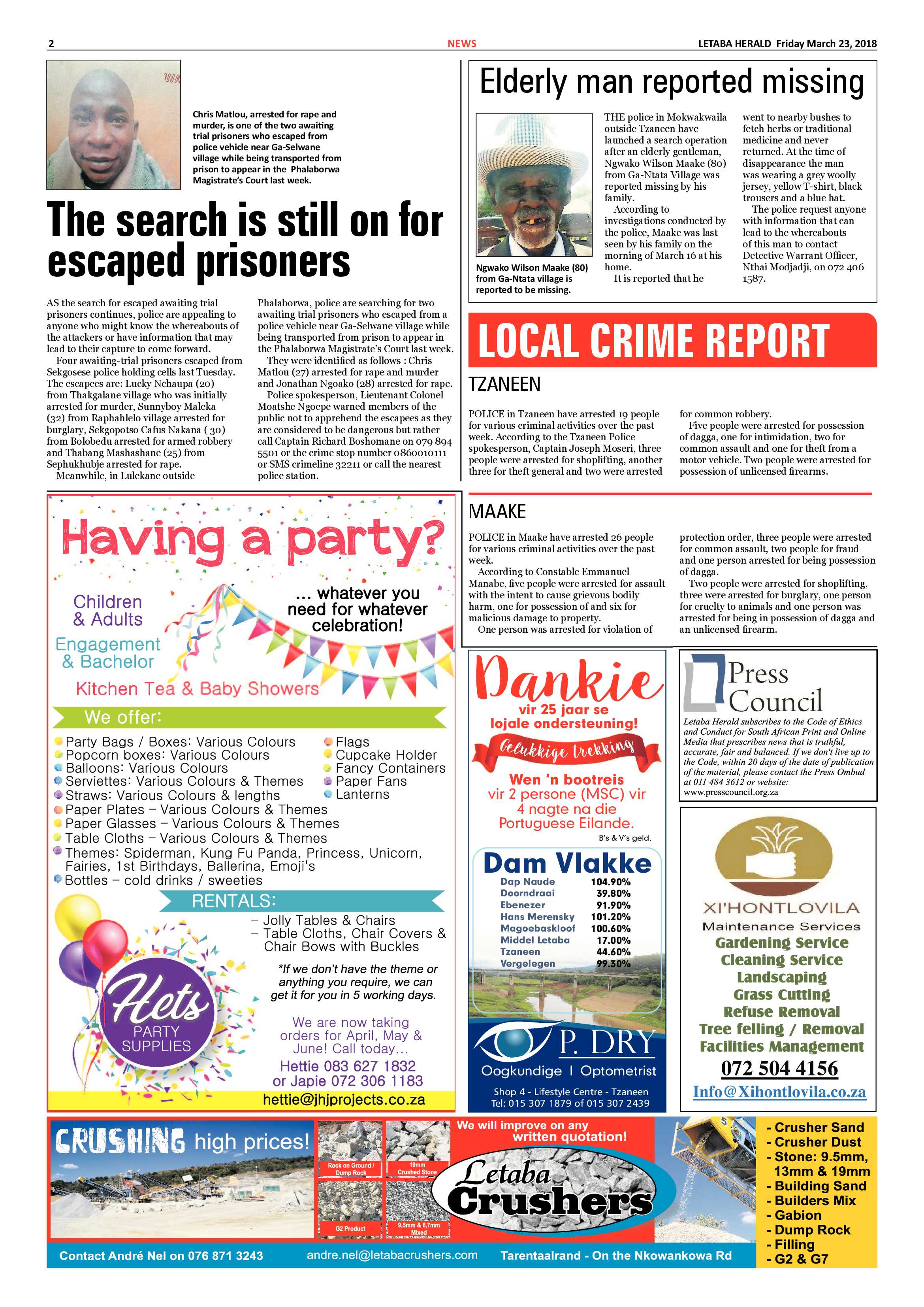 Letaba Herald – 23 March 2018 page 2