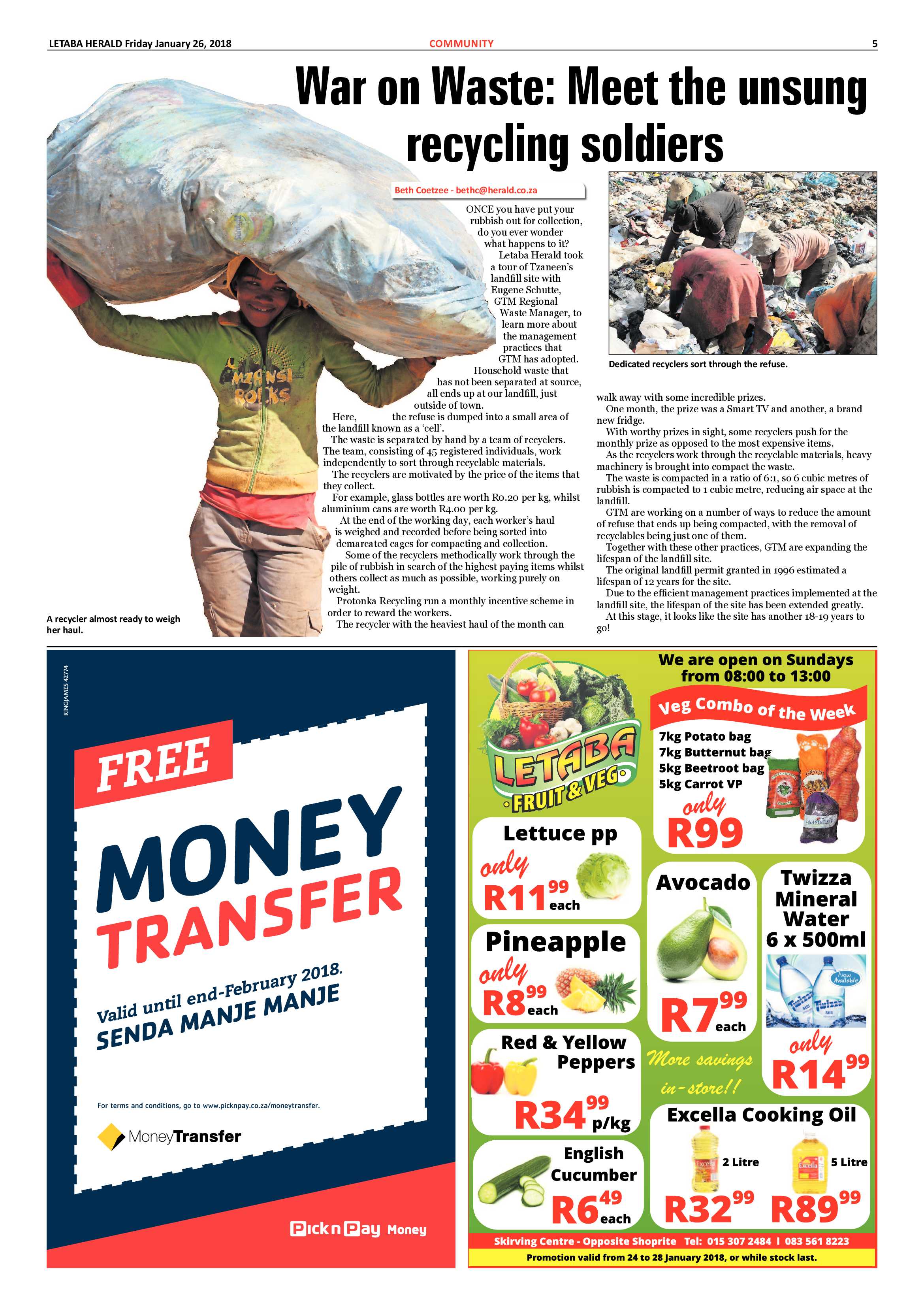 Letaba Herald -26 January 2018 page 5
