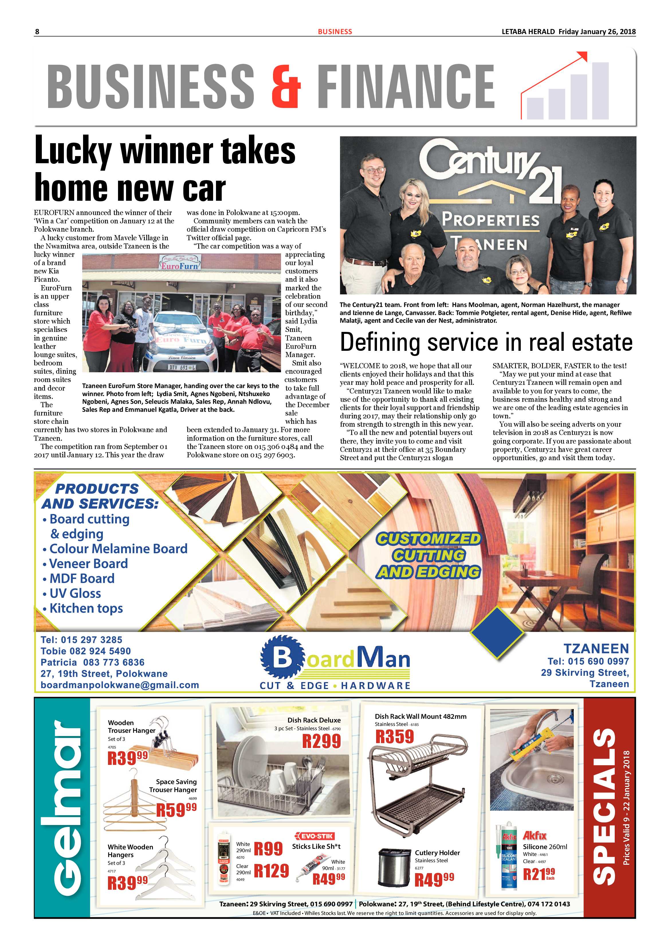 Letaba Herald -26 January 2018 page 8
