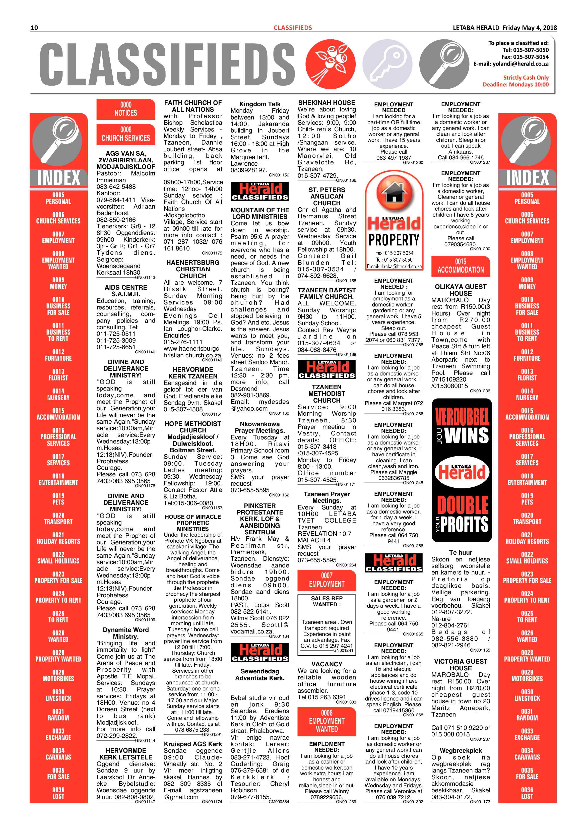 Letaba Herald  – 4 May 2018 page 10