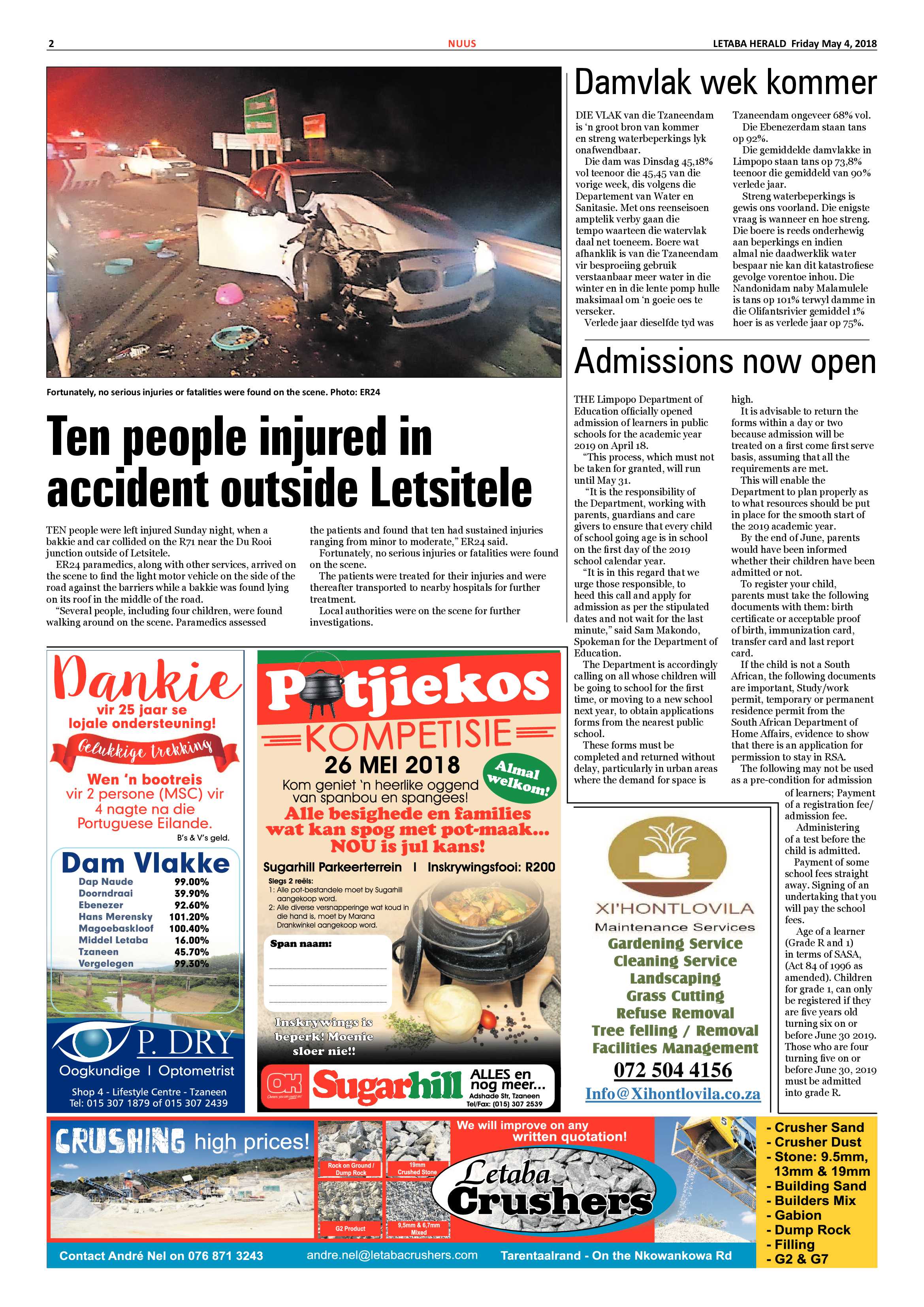 Letaba Herald  – 4 May 2018 page 2