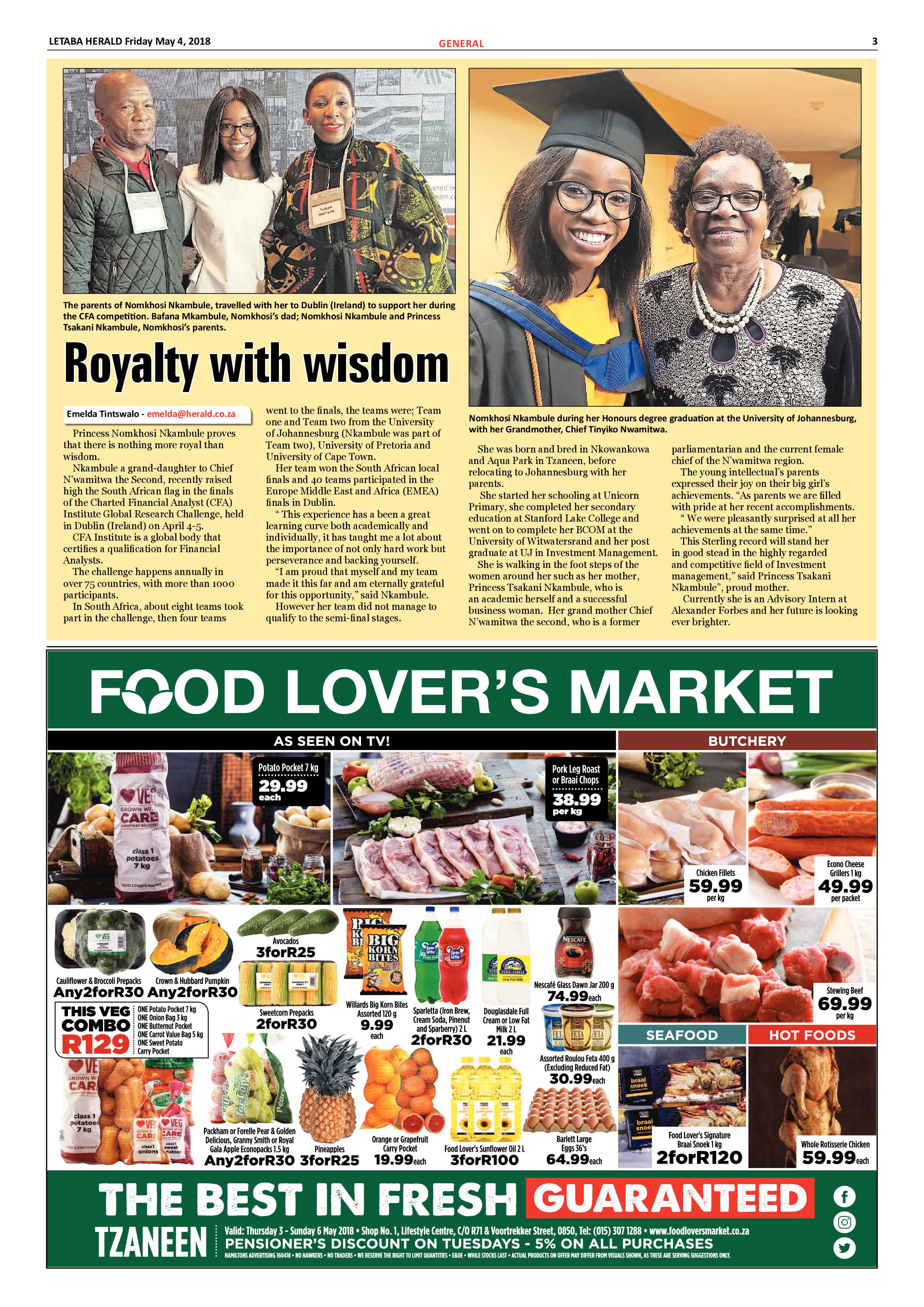 Letaba Herald  – 4 May 2018 page 3