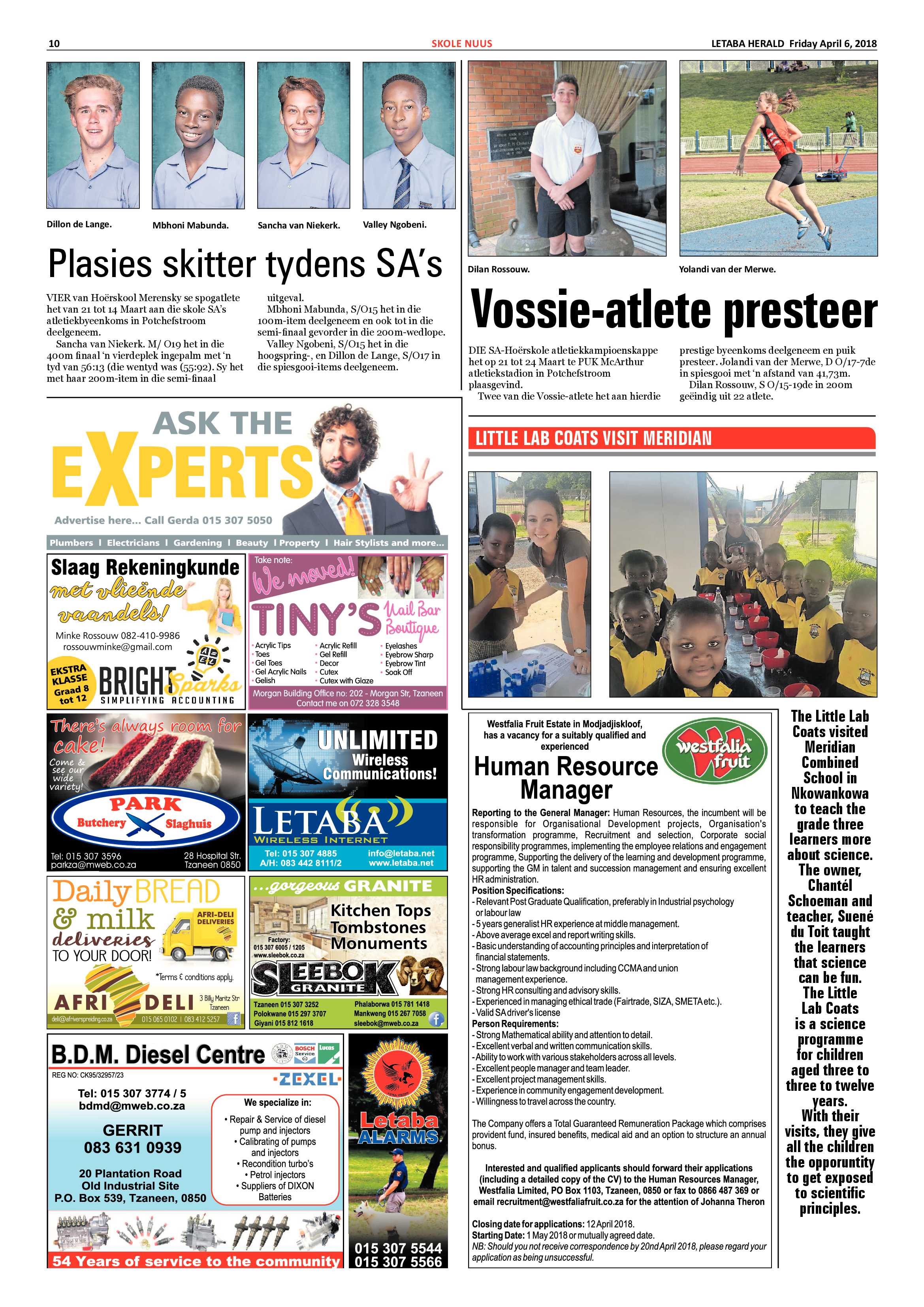 Letaba Herald – 6 April 2018 page 10