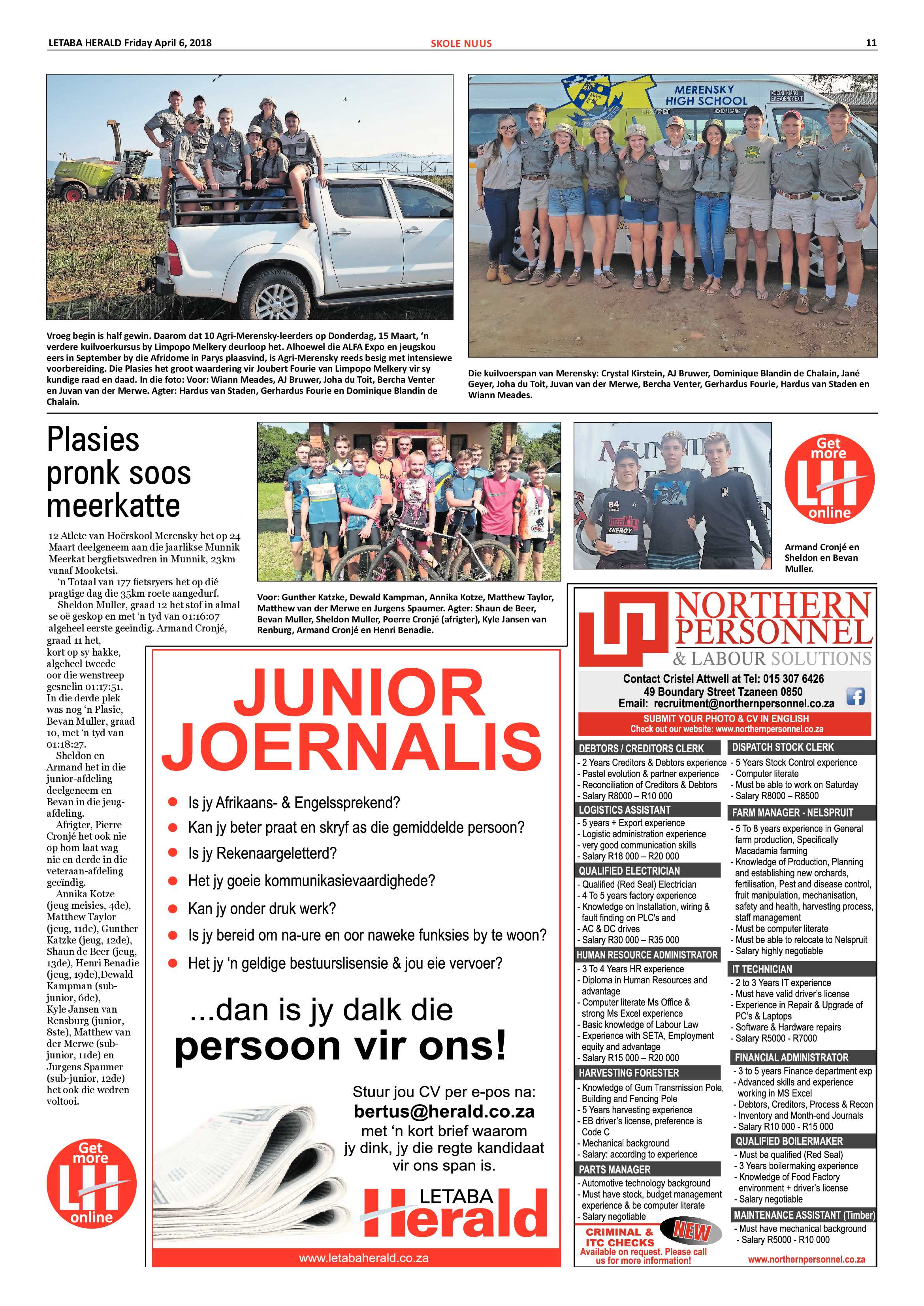 Letaba Herald – 6 April 2018 page 11