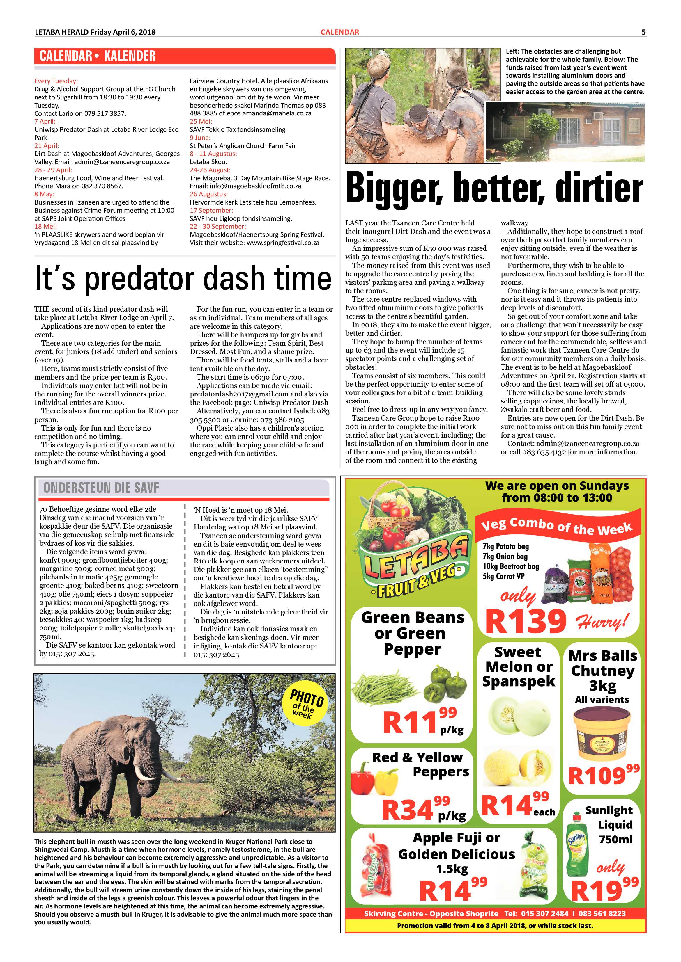 Letaba Herald – 6 April 2018 page 5