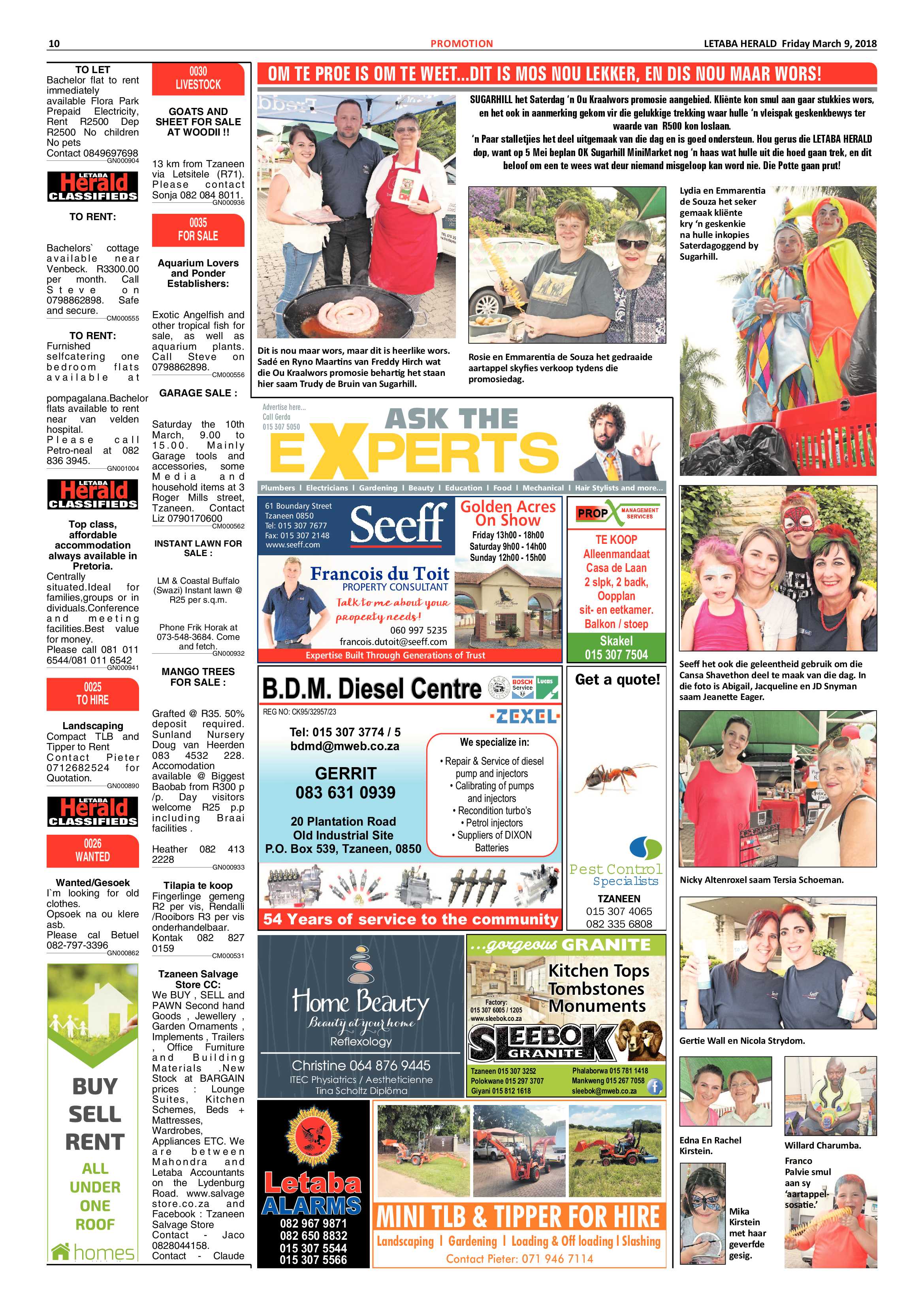 Letaba Herald – 9 March 2018 page 10
