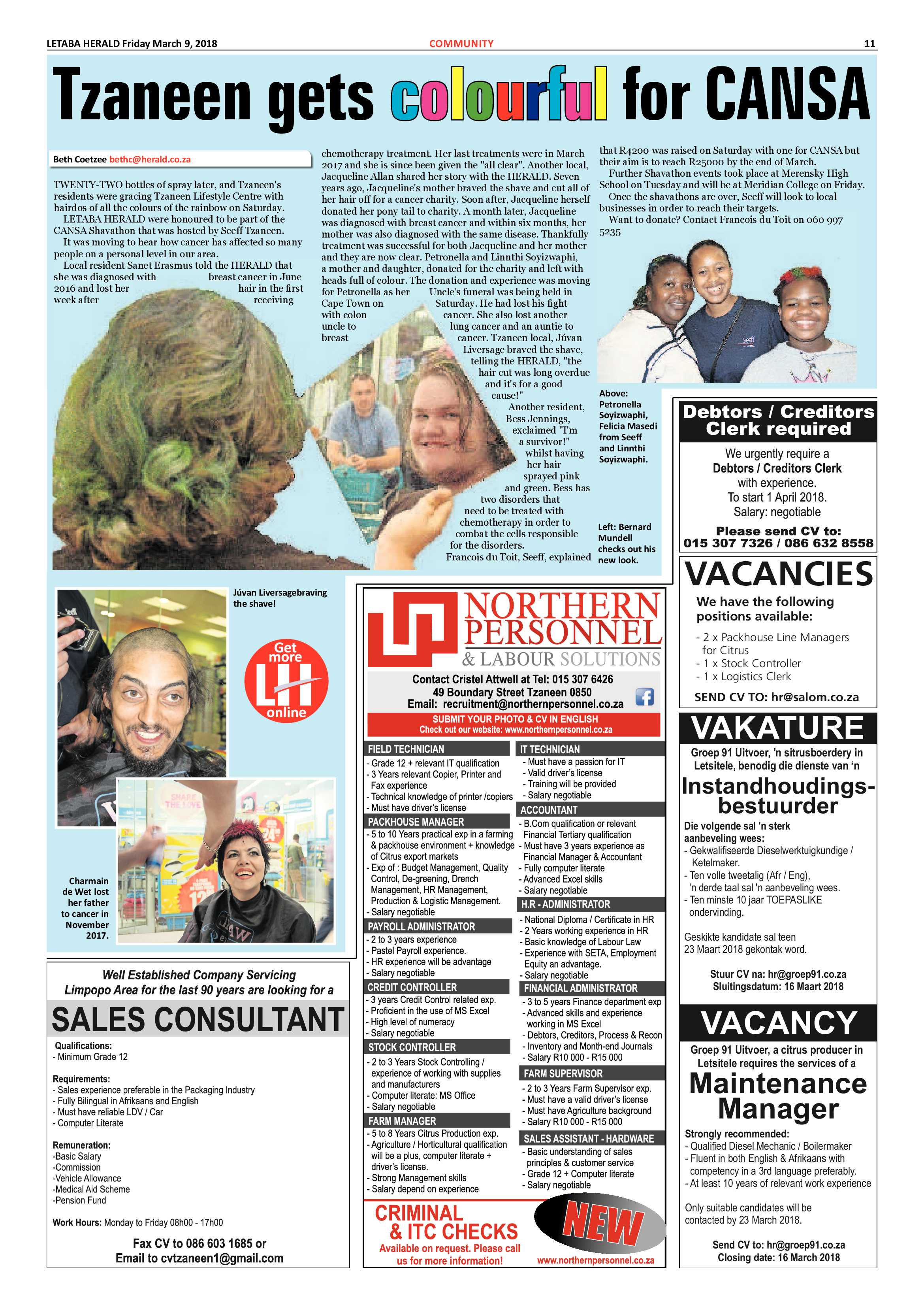 Letaba Herald – 9 March 2018 page 11