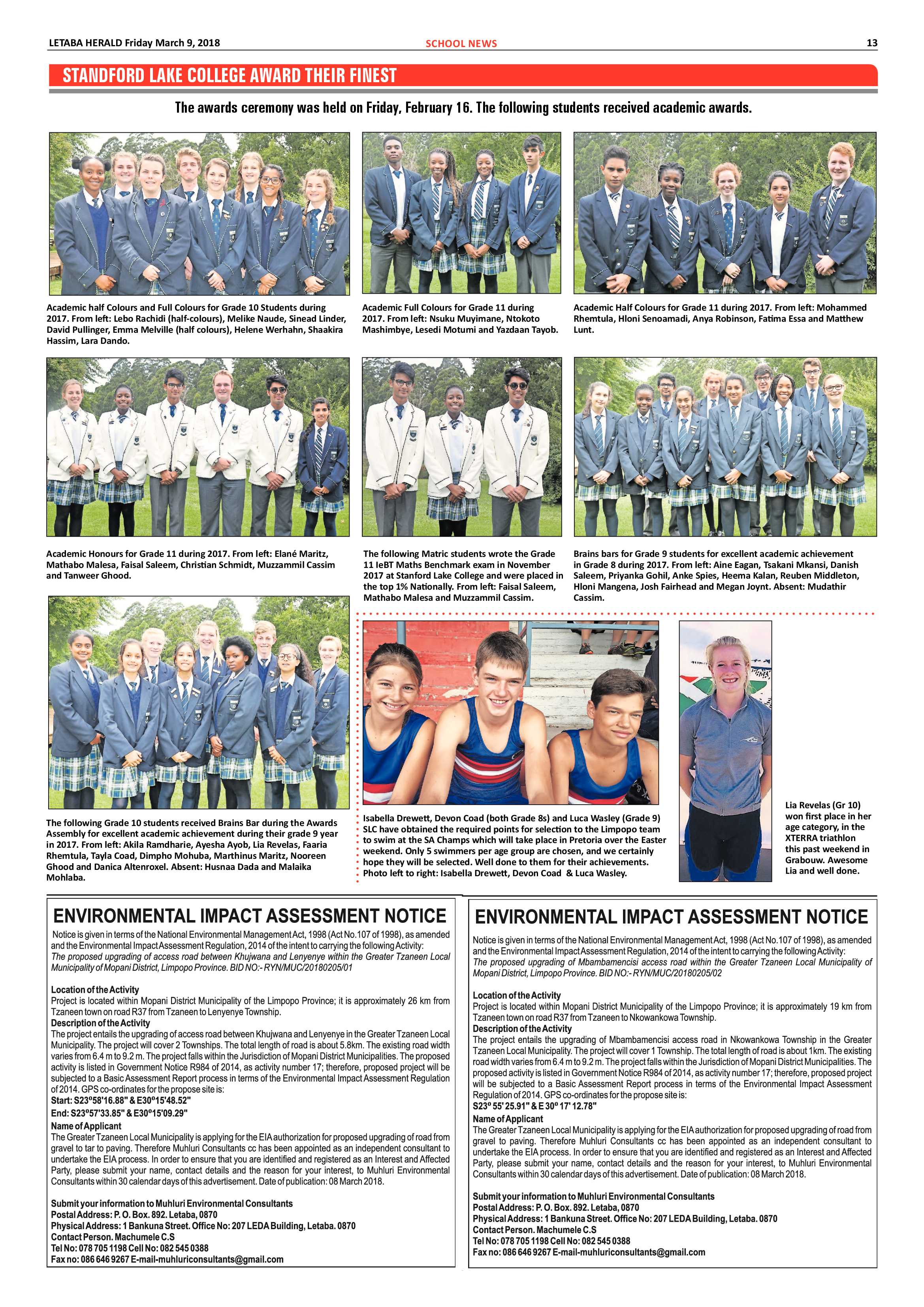 Letaba Herald – 9 March 2018 page 13
