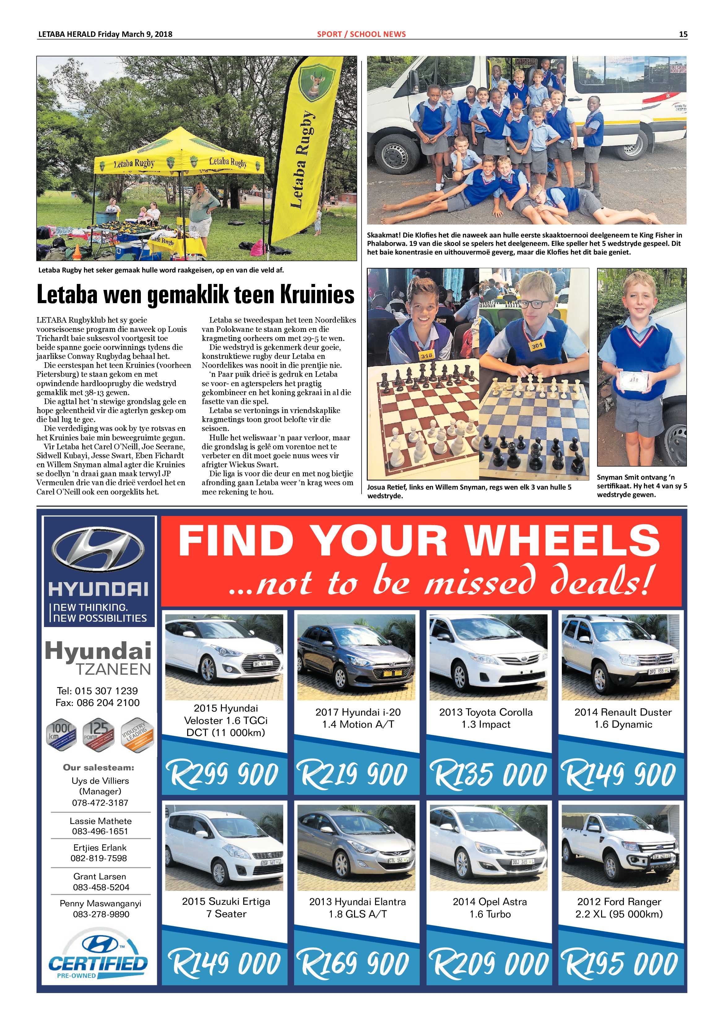 Letaba Herald – 9 March 2018 page 15