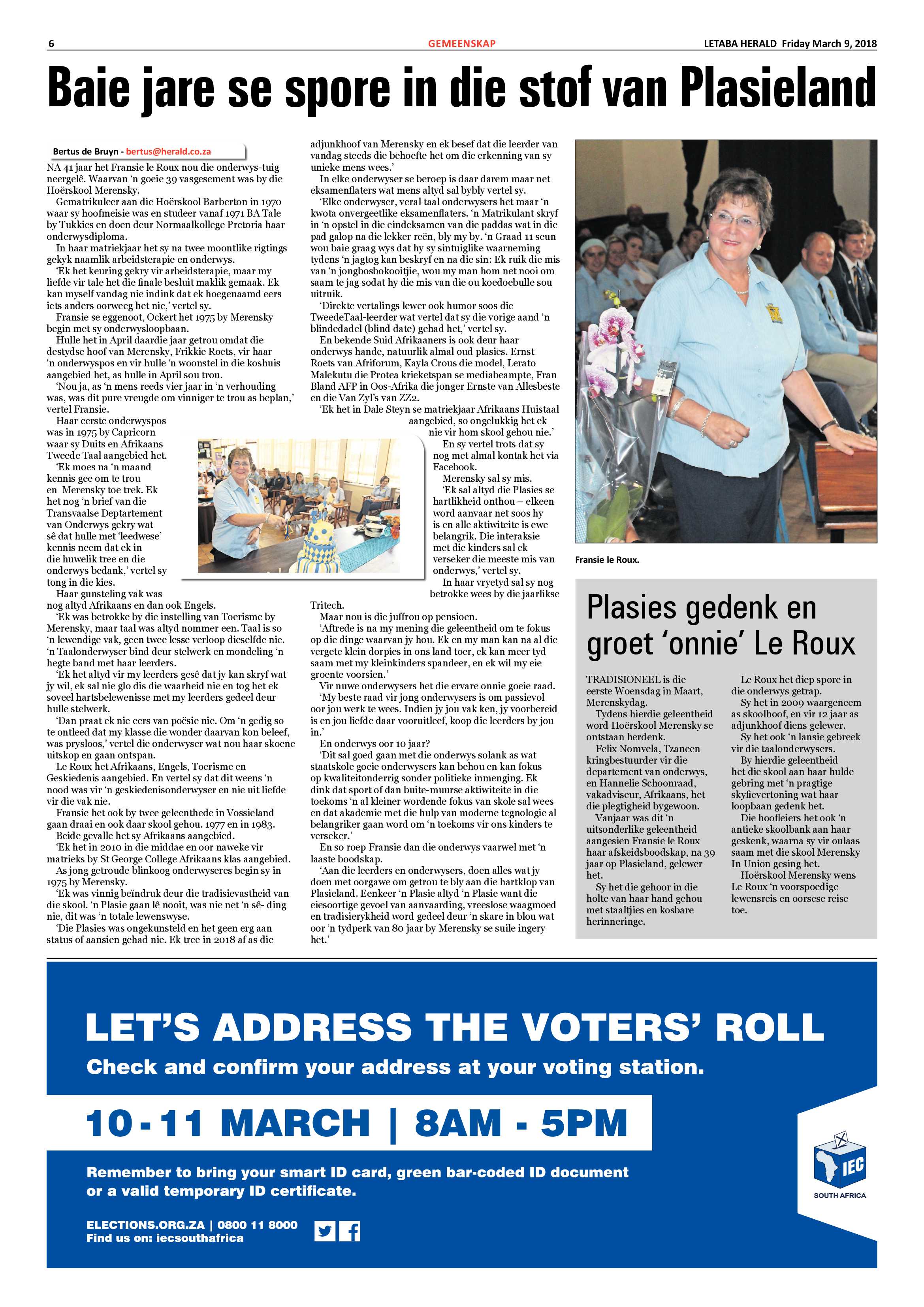 Letaba Herald – 9 March 2018 page 6