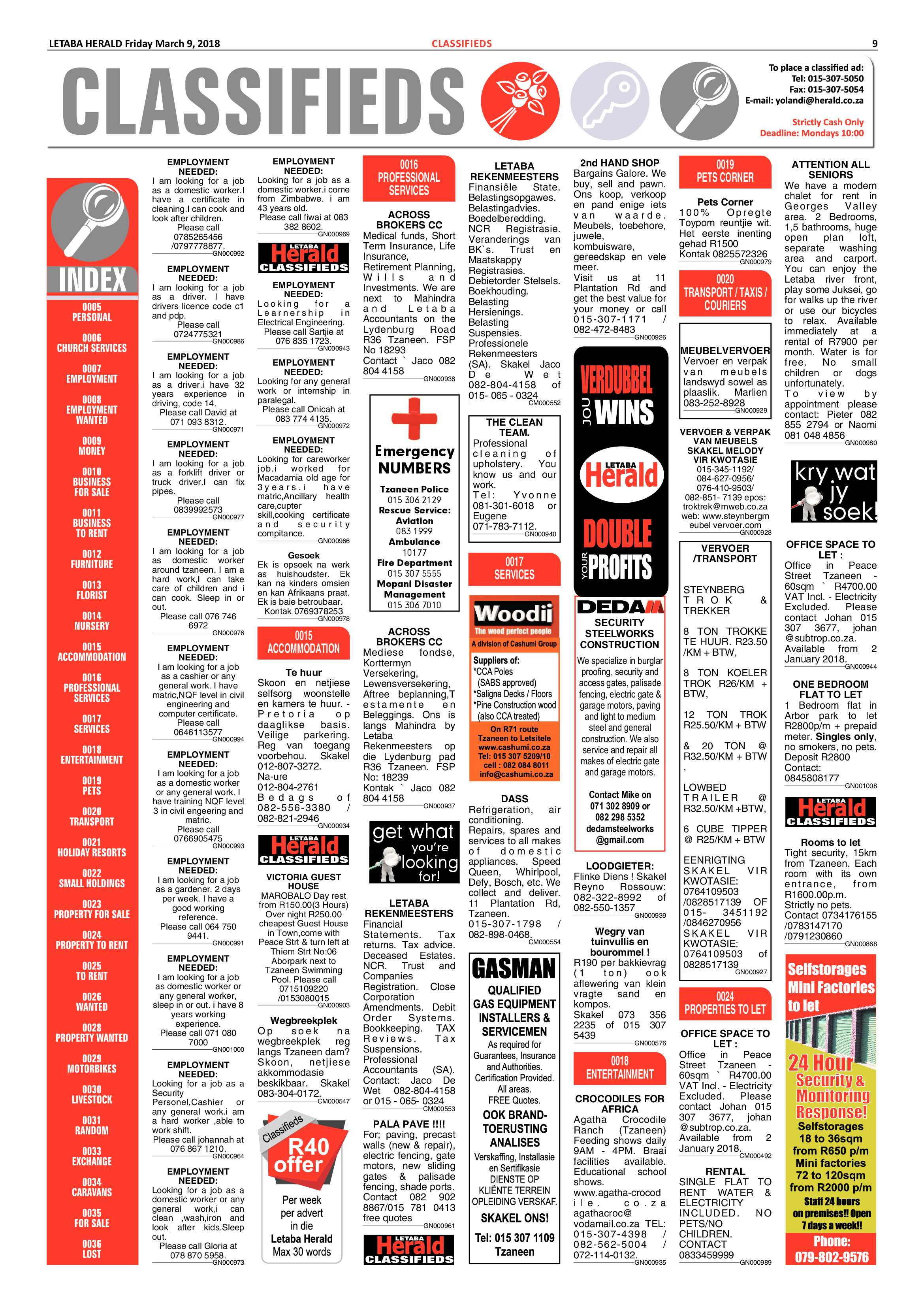 Letaba Herald – 9 March 2018 page 9