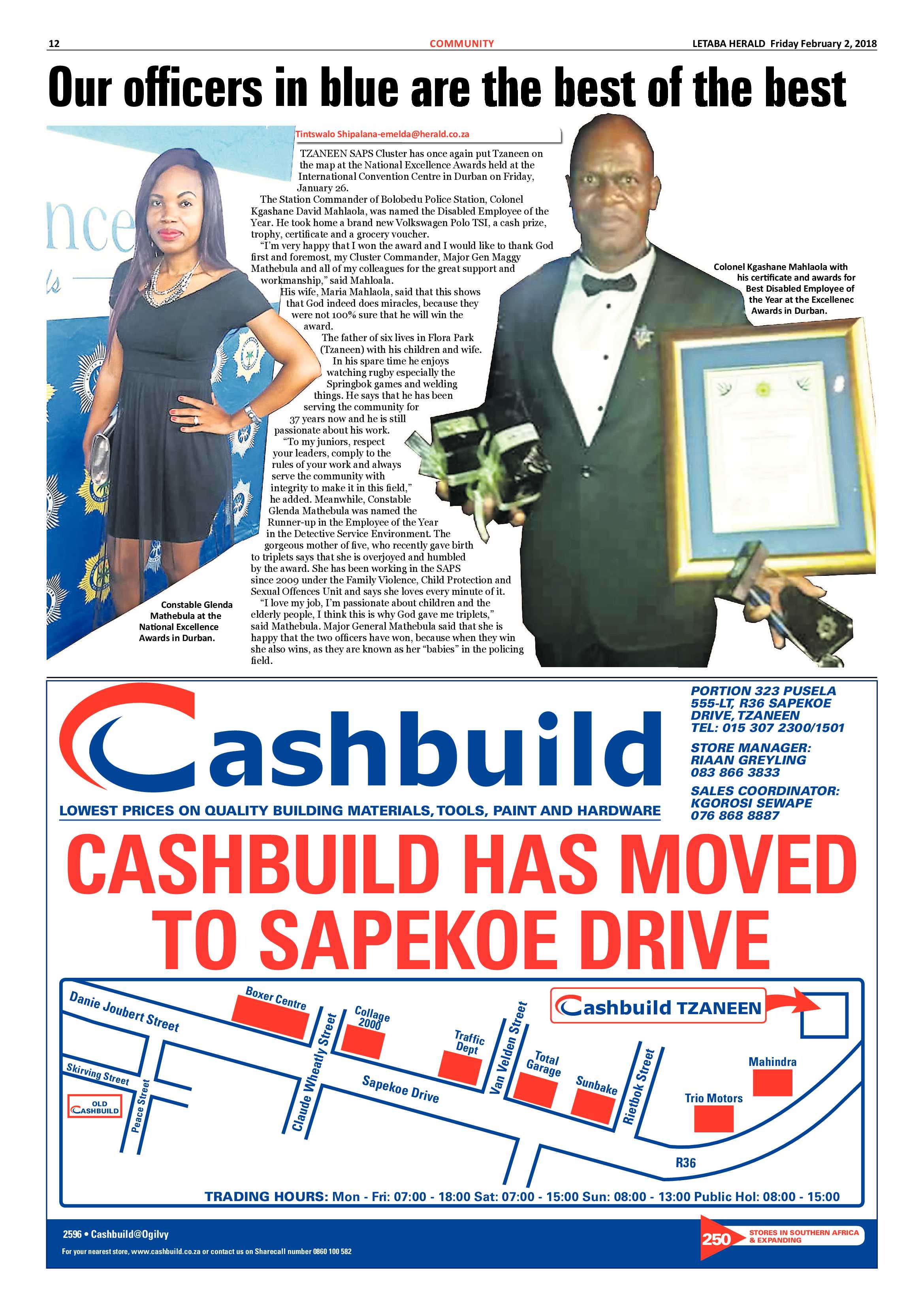 Letaba Herald – 2 February 2018 page 12