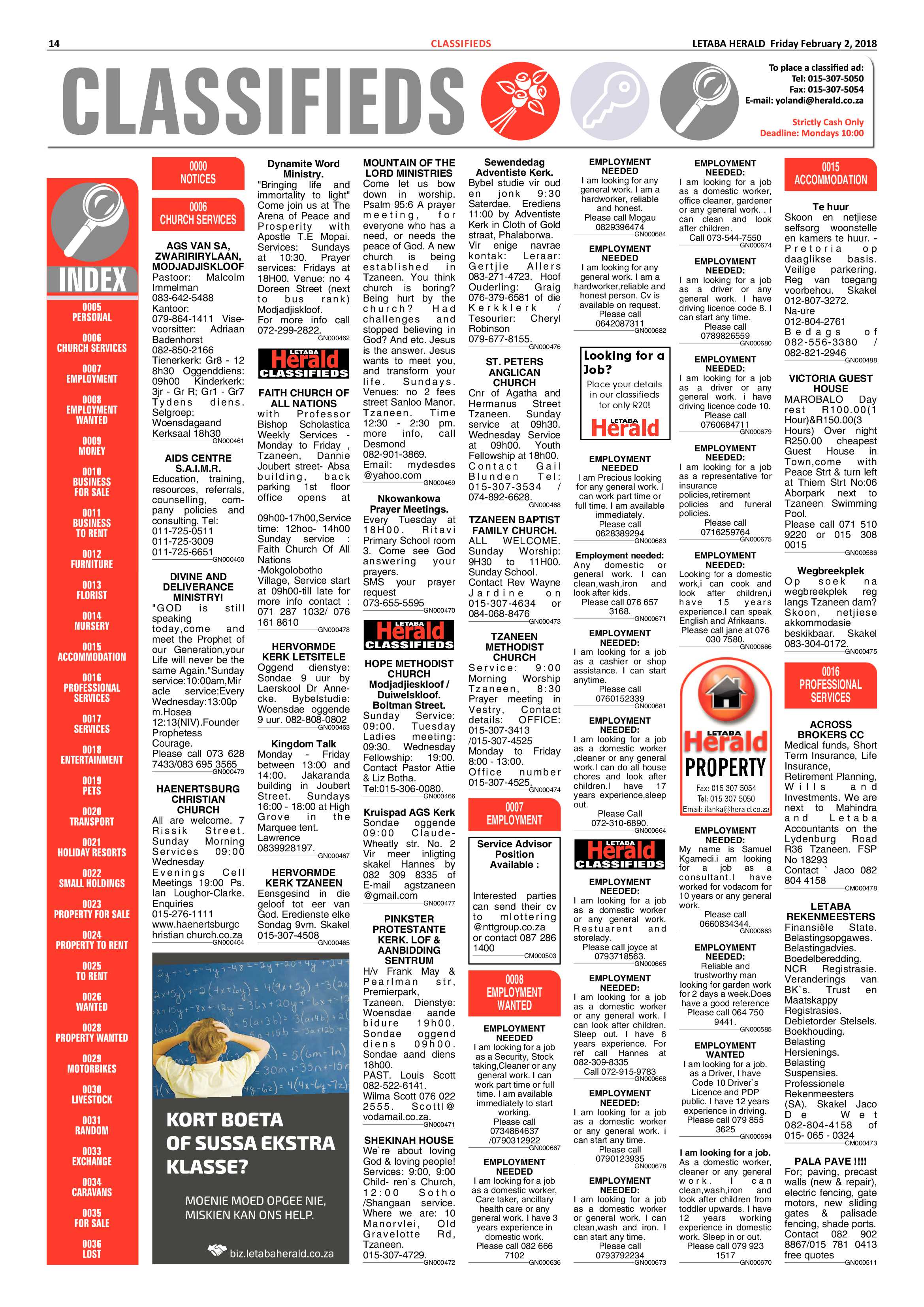 Letaba Herald – 2 February 2018 page 14