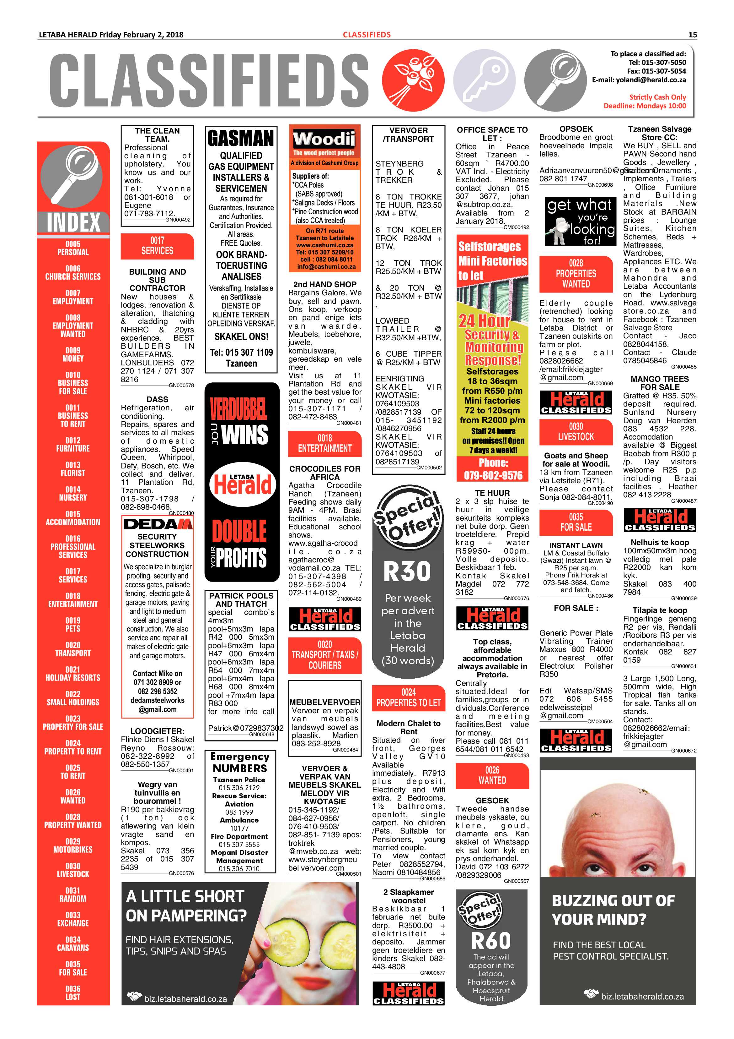 Letaba Herald – 2 February 2018 page 15