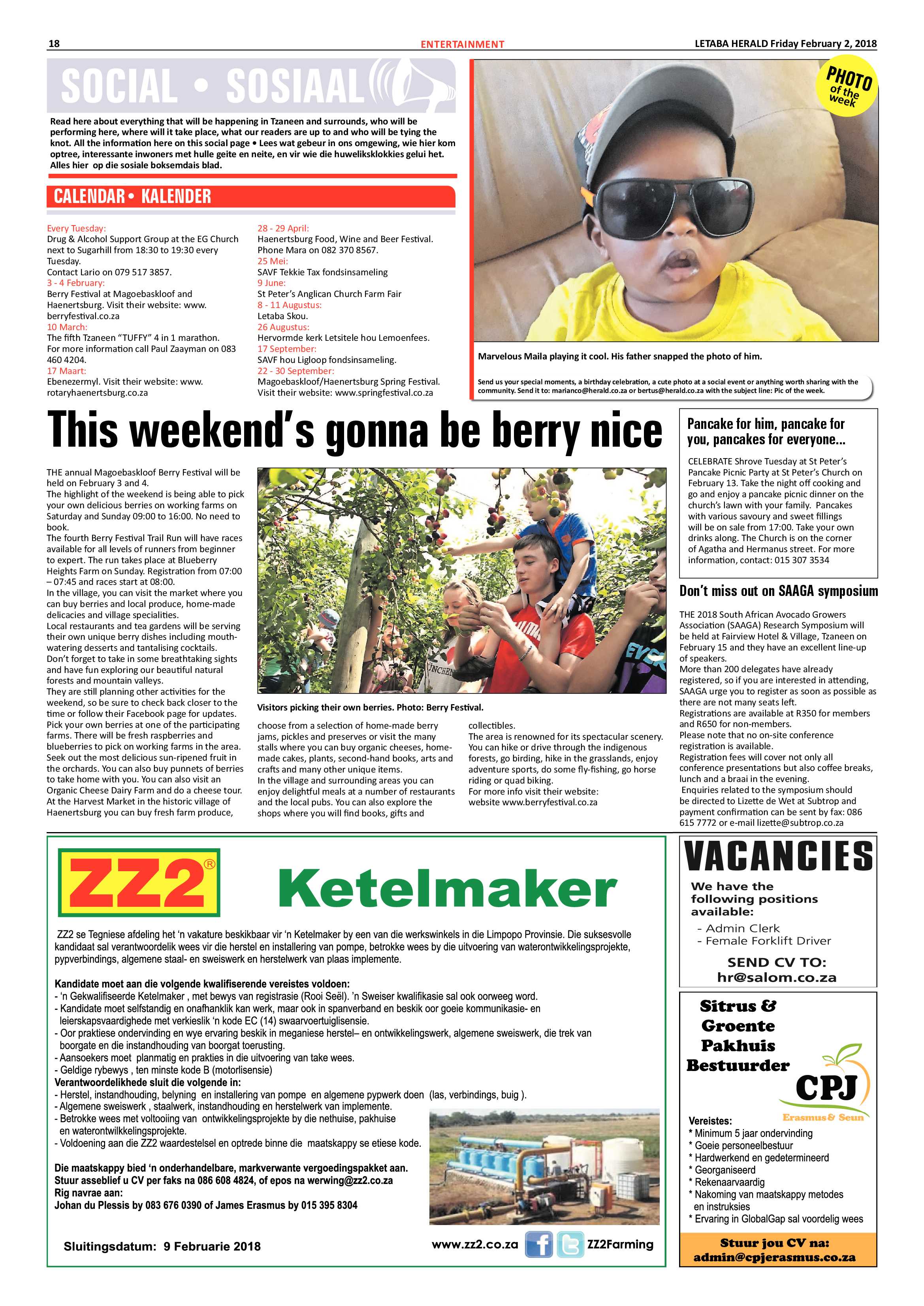 Letaba Herald – 2 February 2018 page 18