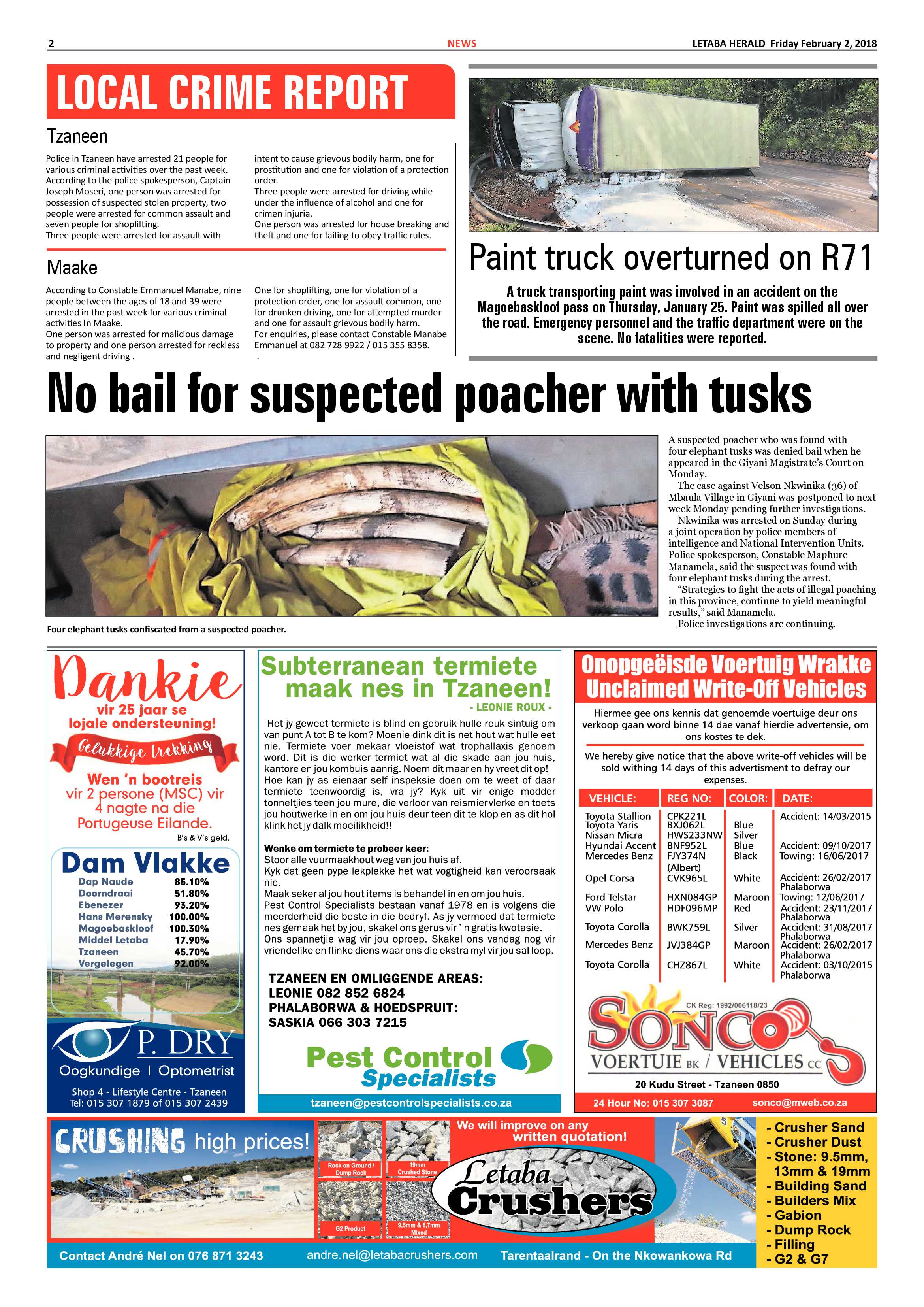 Letaba Herald – 2 February 2018 page 2