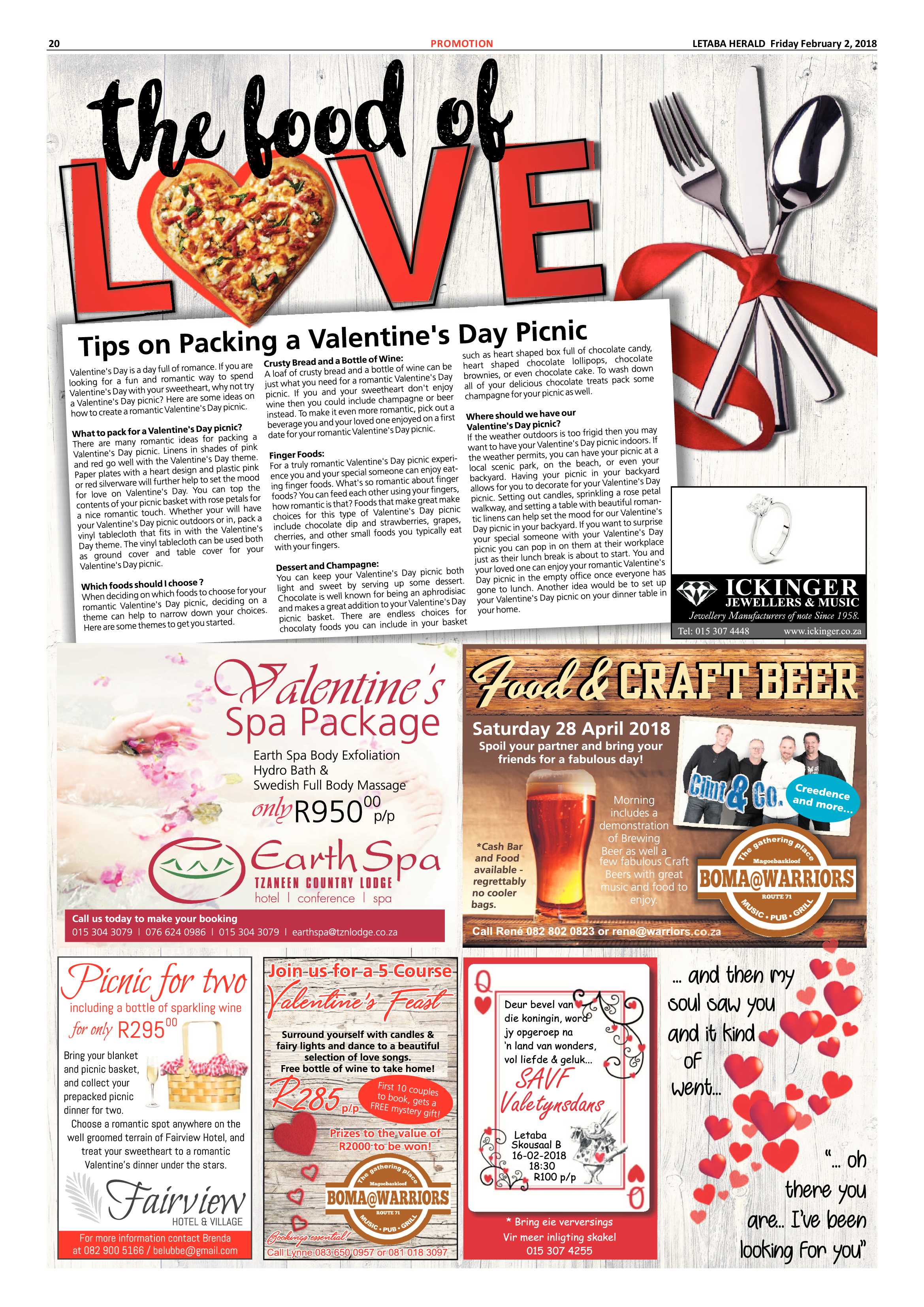 Letaba Herald – 2 February 2018 page 20
