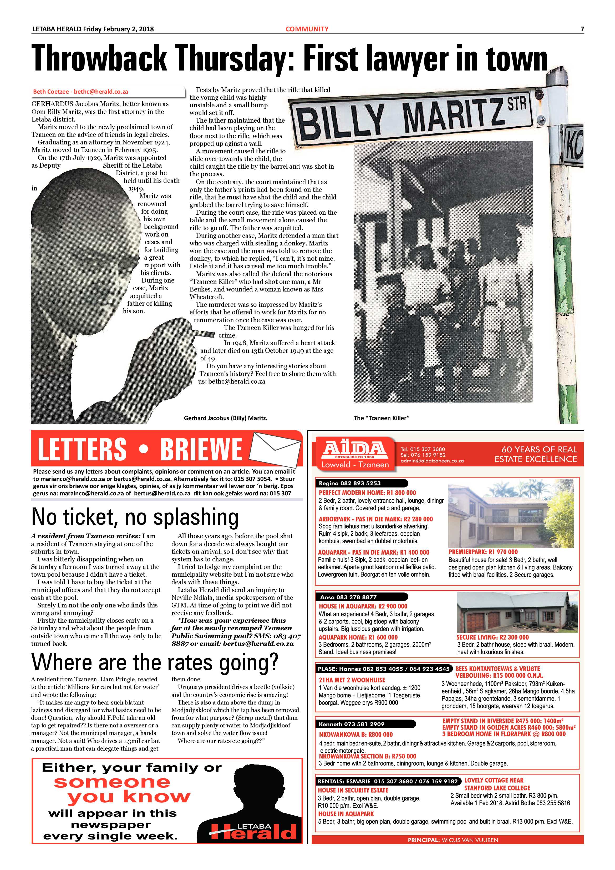 Letaba Herald – 2 February 2018 page 7