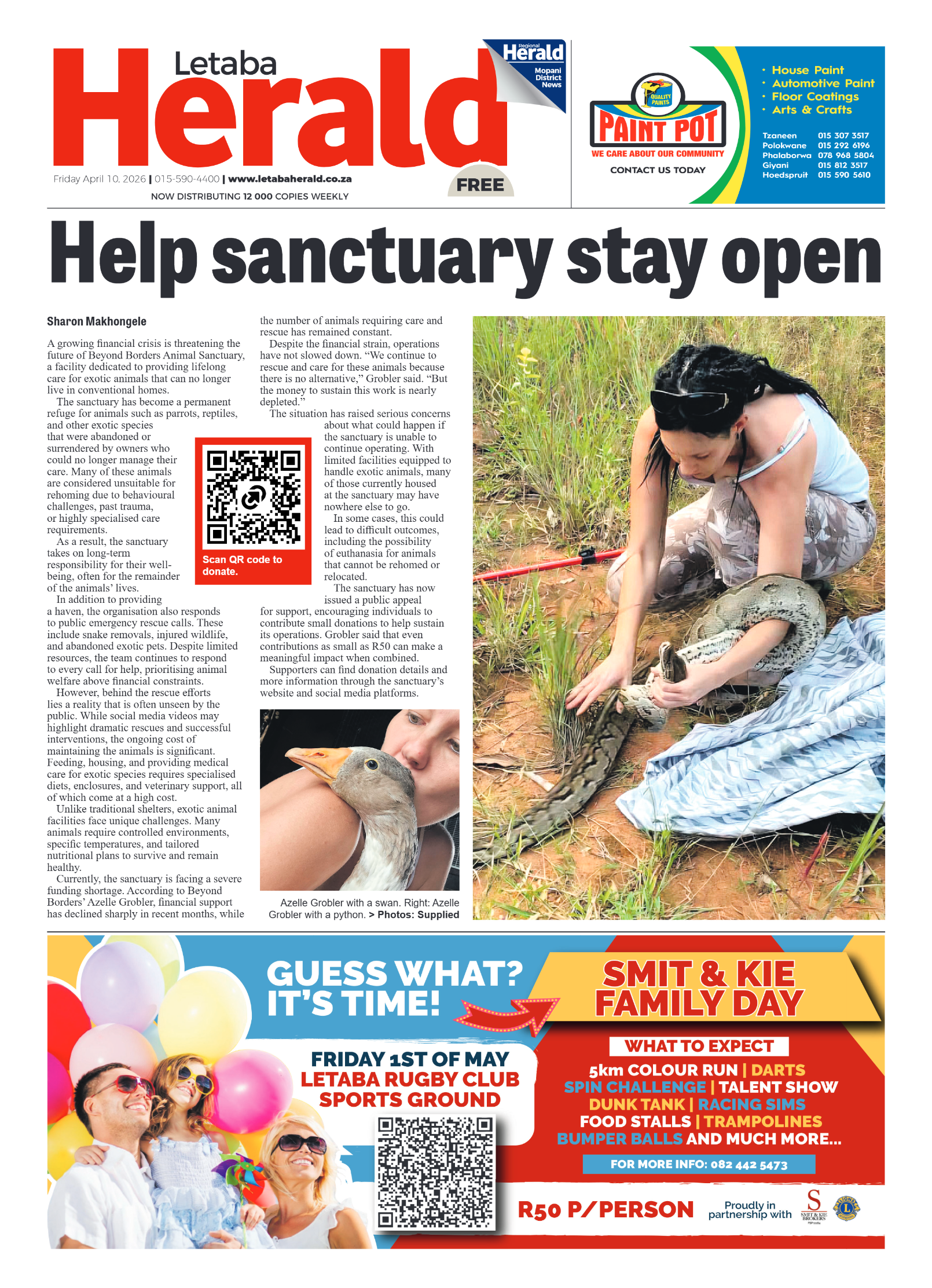 Letaba Herald 10 April 2026 page 1