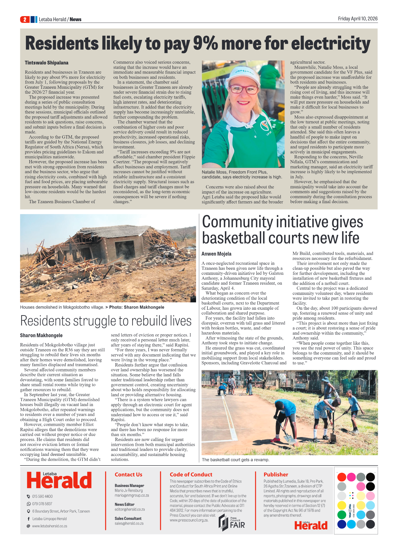 Letaba Herald 10 April 2026 page 2