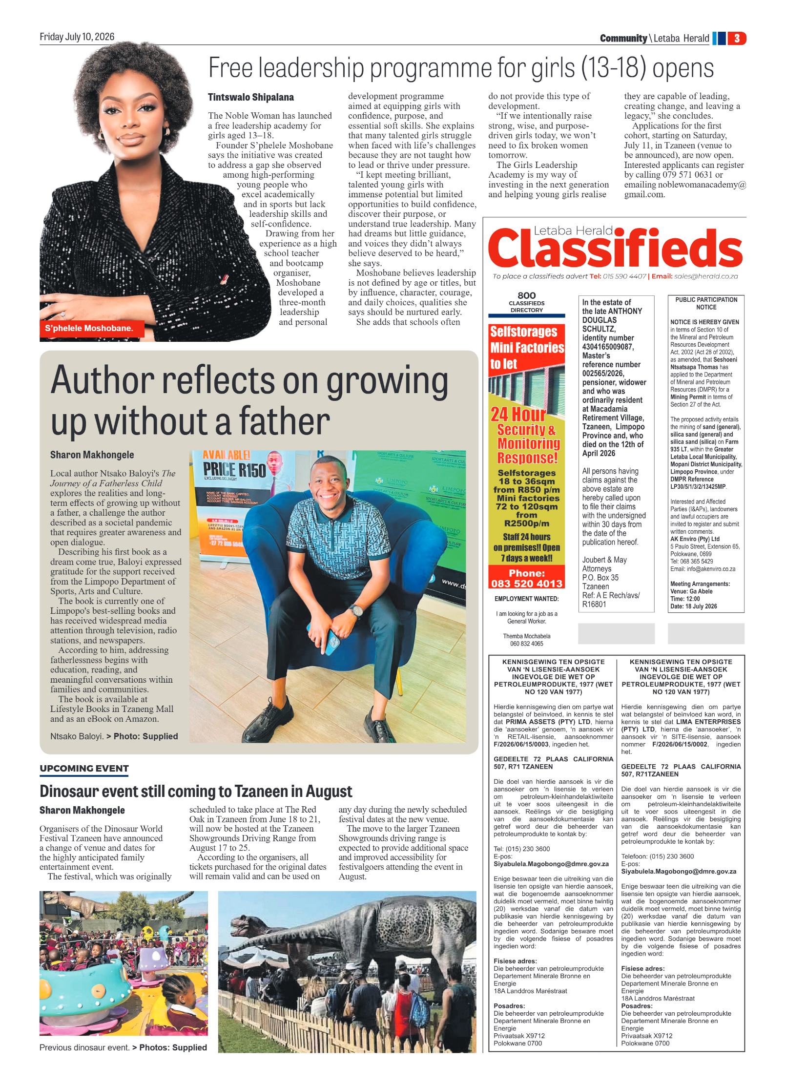 Letaba Herald 10 July 2026 page 7